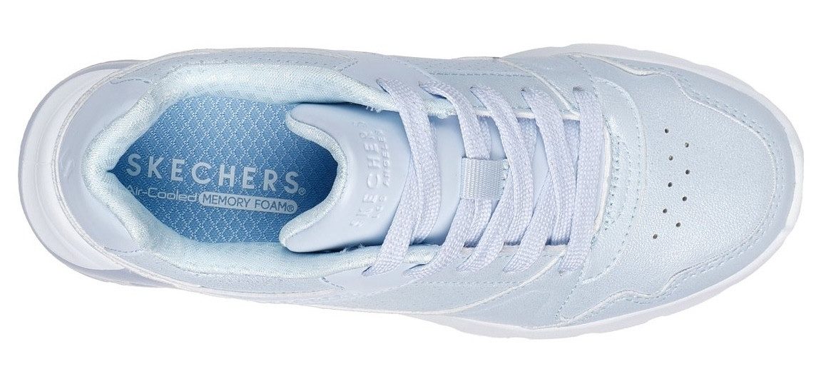 Skechers Kids Sneakers UNO LITE 2.0 , veterschoen met gekleurde wigzool, maat sjabloon om te downloaden