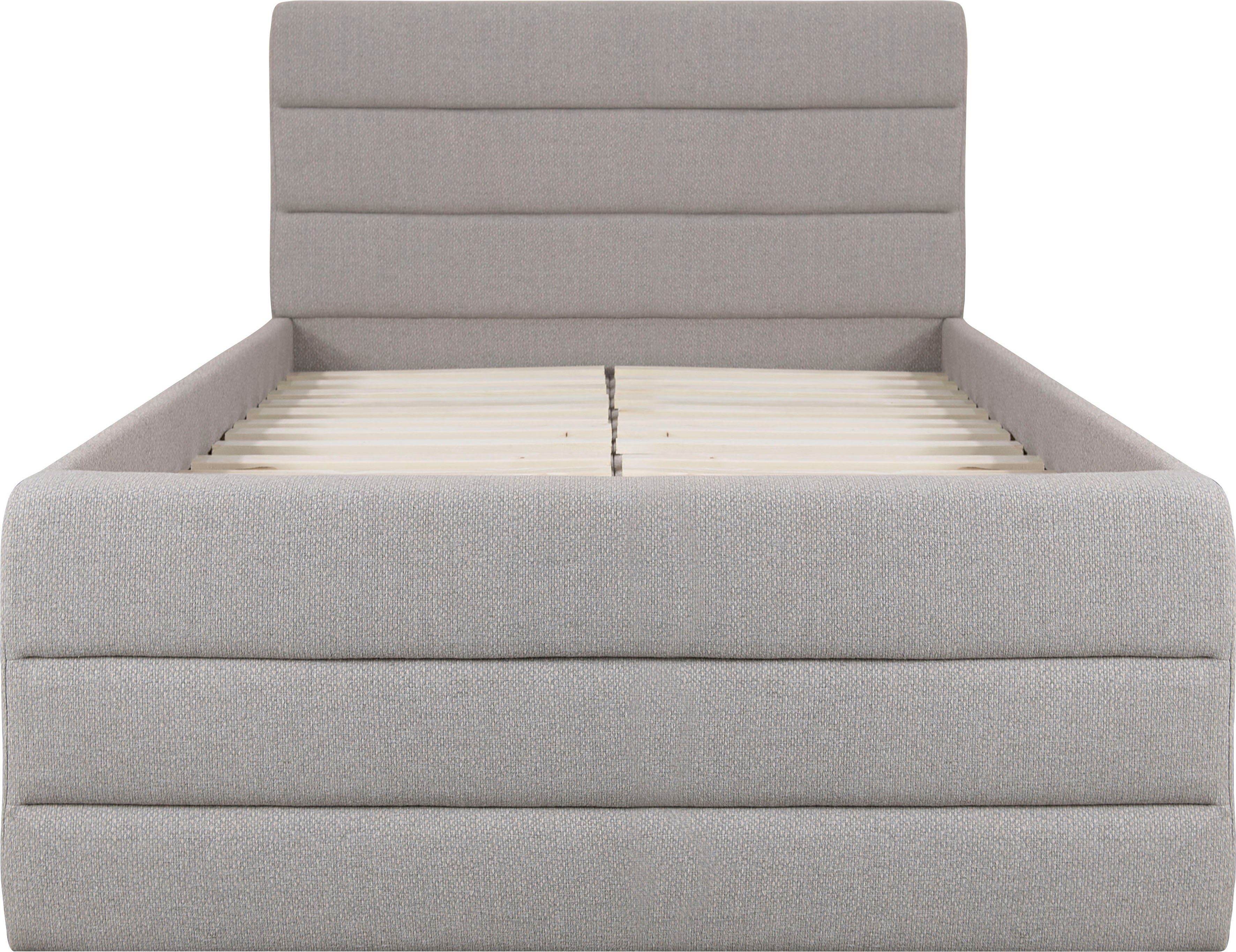 OTTO products Gestoffeerd bed Merrit Dwarsnaad in het hoofd- en voetbord, in 5 breedten, ook in 220 cm lang