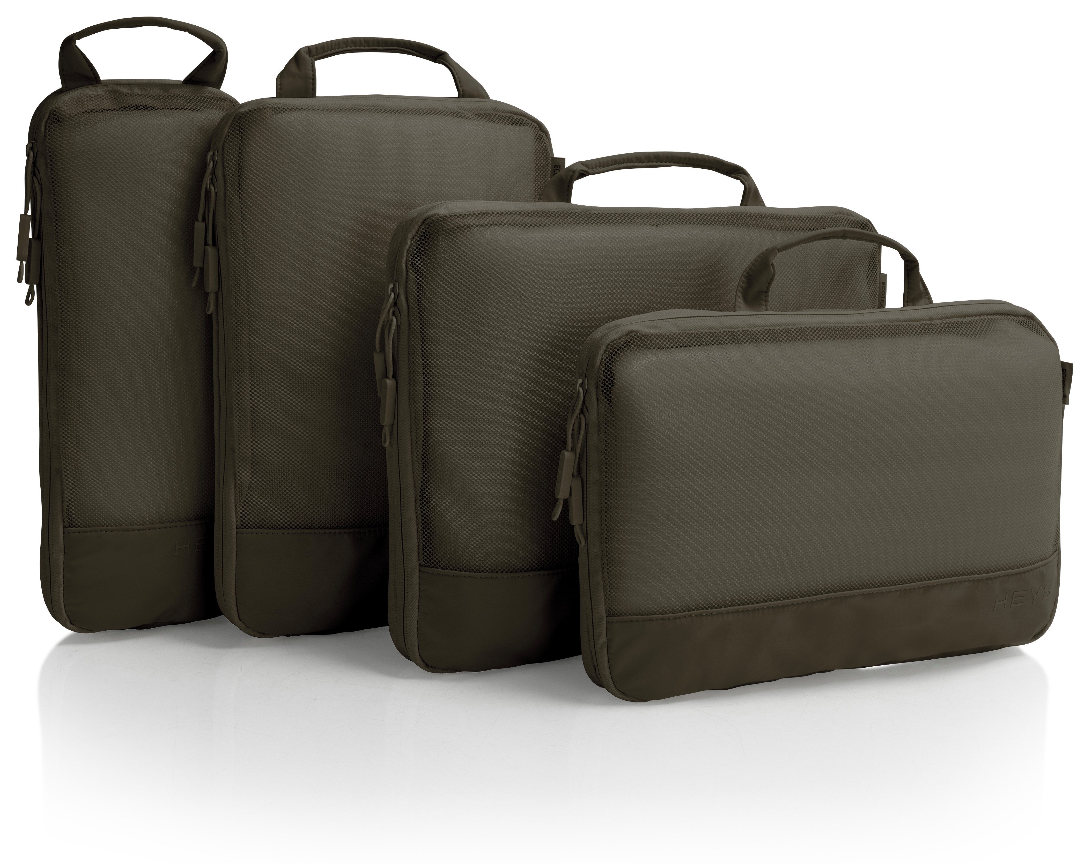 Heys Kofferorganizer Ecotex Compression Packing Cube incompressible packing cubes, packing bags, organizer for suitcase (set, 4-delig) unisex tassen