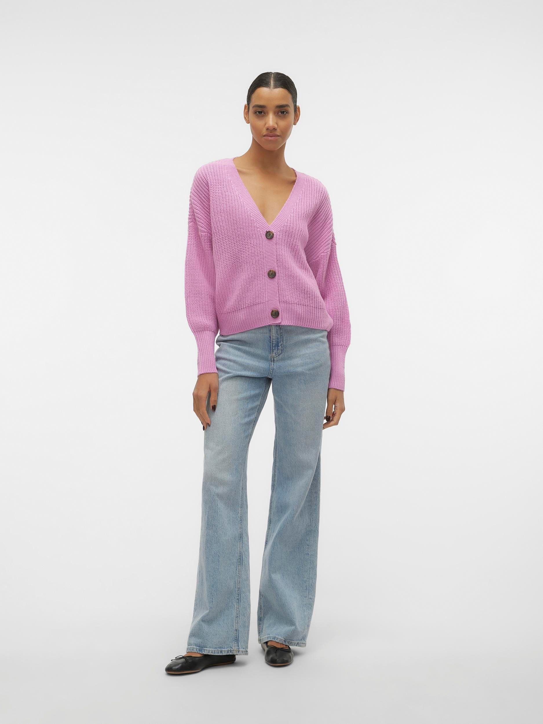 Vero Moda Vest VMLEA LS V-NECK CUFF CARDIGAN