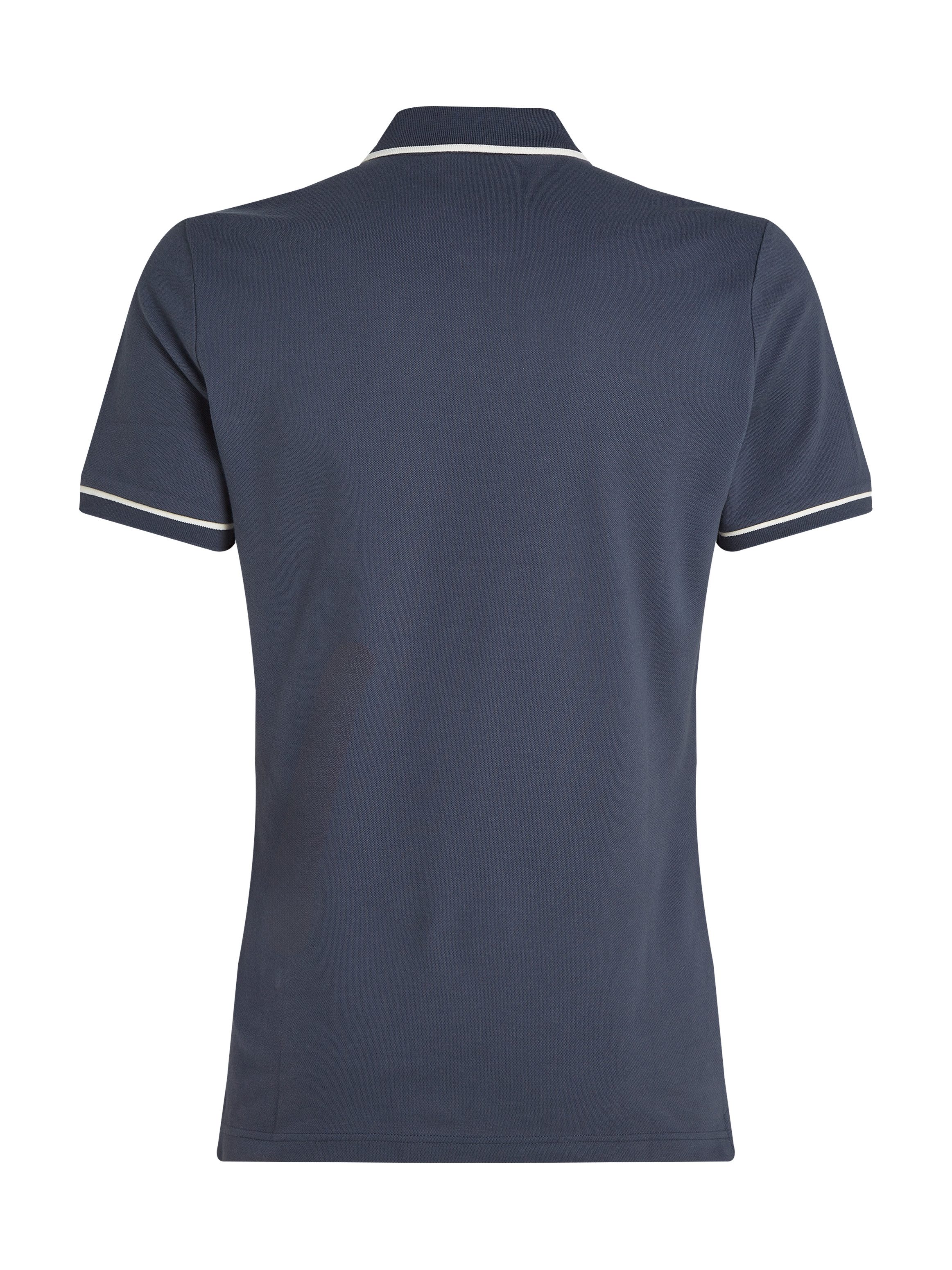 Calvin Klein Poloshirt TIPPING SLIM POLO met logo merklabel