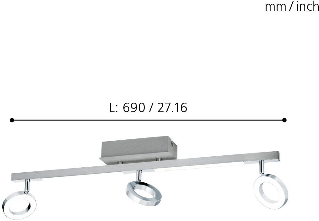EGLO Ledplafondspots CARDILLIO 1 Led-plafondlamp
