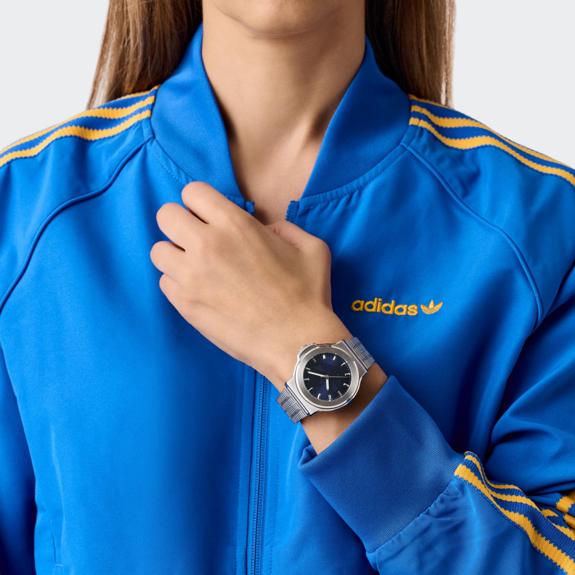 adidas Originals Kwartshorloge EXPRESSION THREE Horloge, herenhorloge, dameshorloge, siliconen armband, lichtgevende wijzers