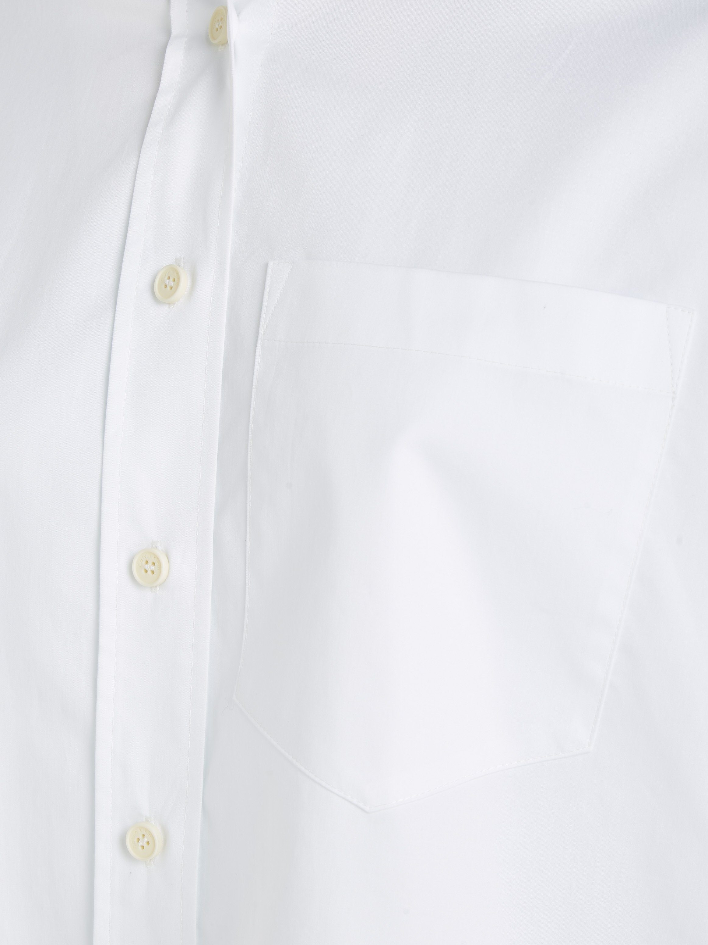 Calvin Klein Overhemdblouse RELAXED COTTON SHIRT met doorknoopsluiting