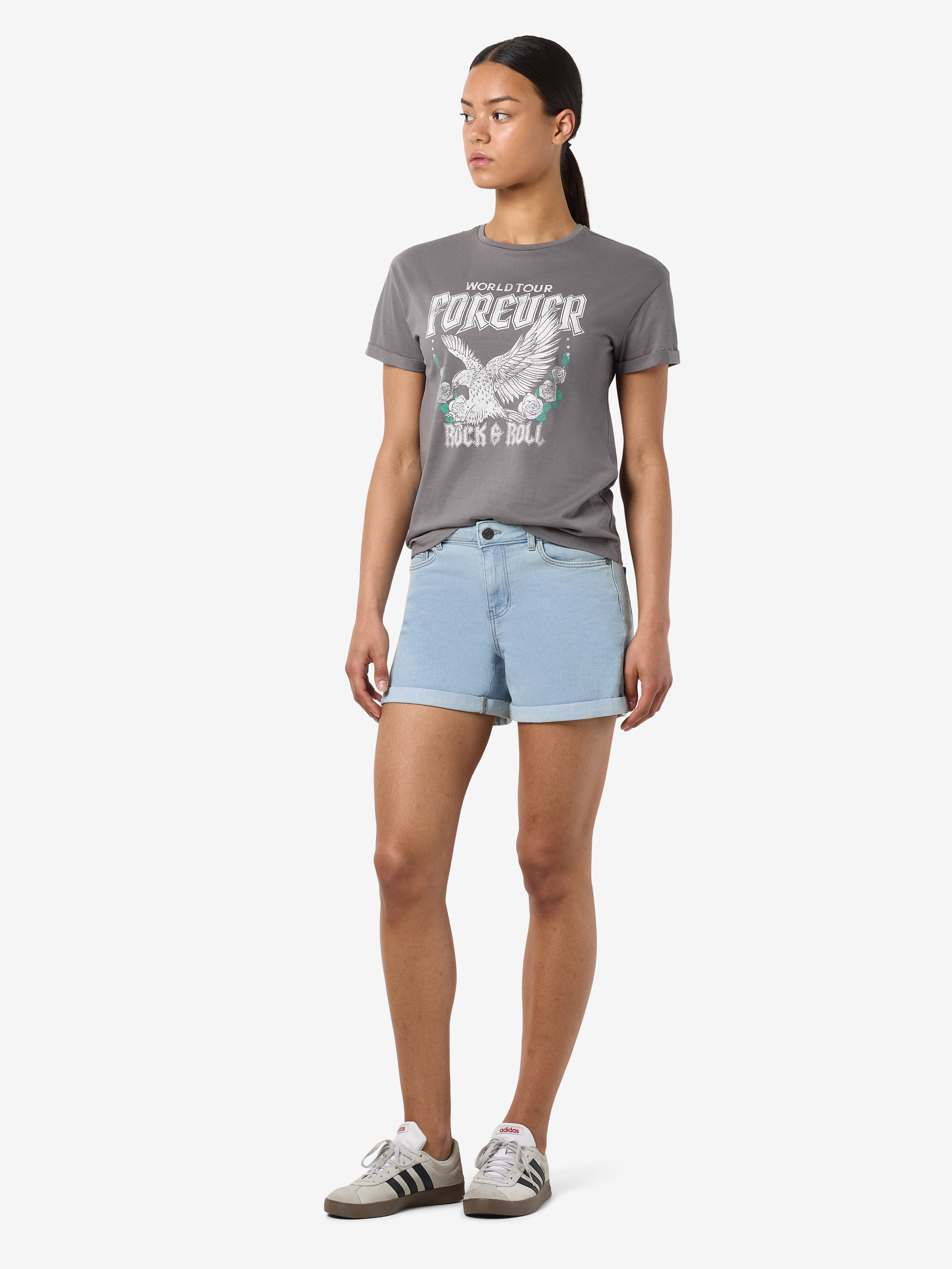 Noisy may Jeansshort NMDEBBY NW SLIM SHORTS VI520LB NOOS