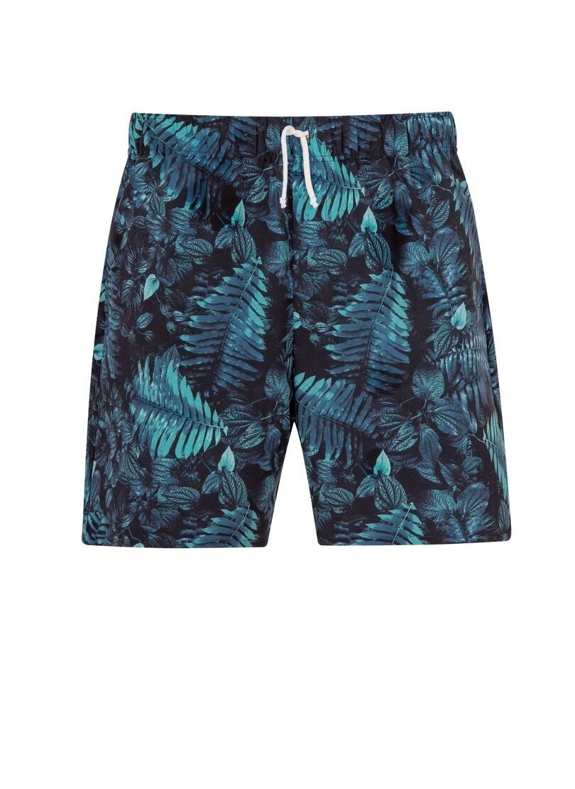 Trigema Short TRIGEMA bad-/vrijetijdsshorts met printmotief (1-delig)