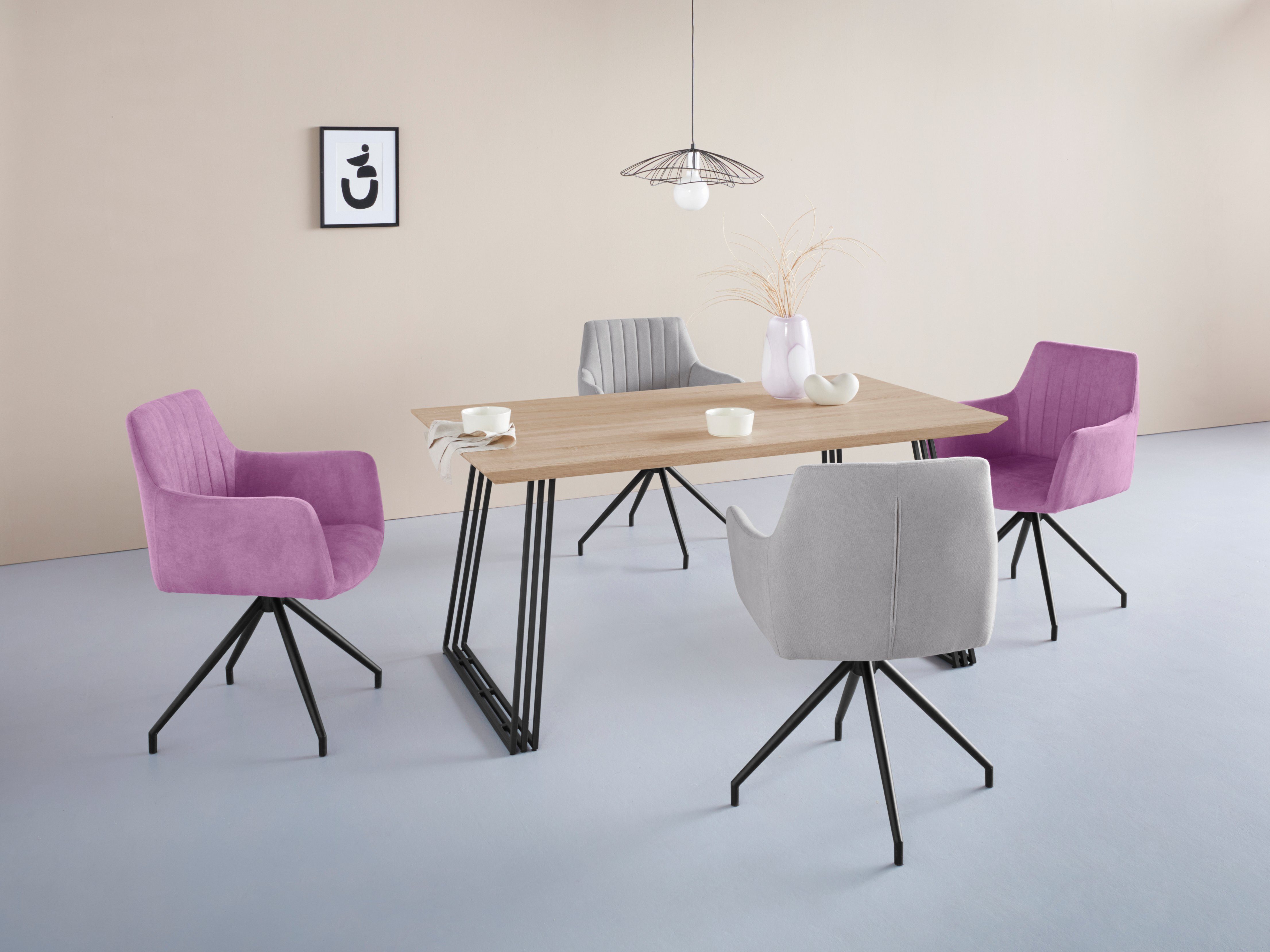 Home affaire Eettafel Kairo Breedte ca. 160 cm