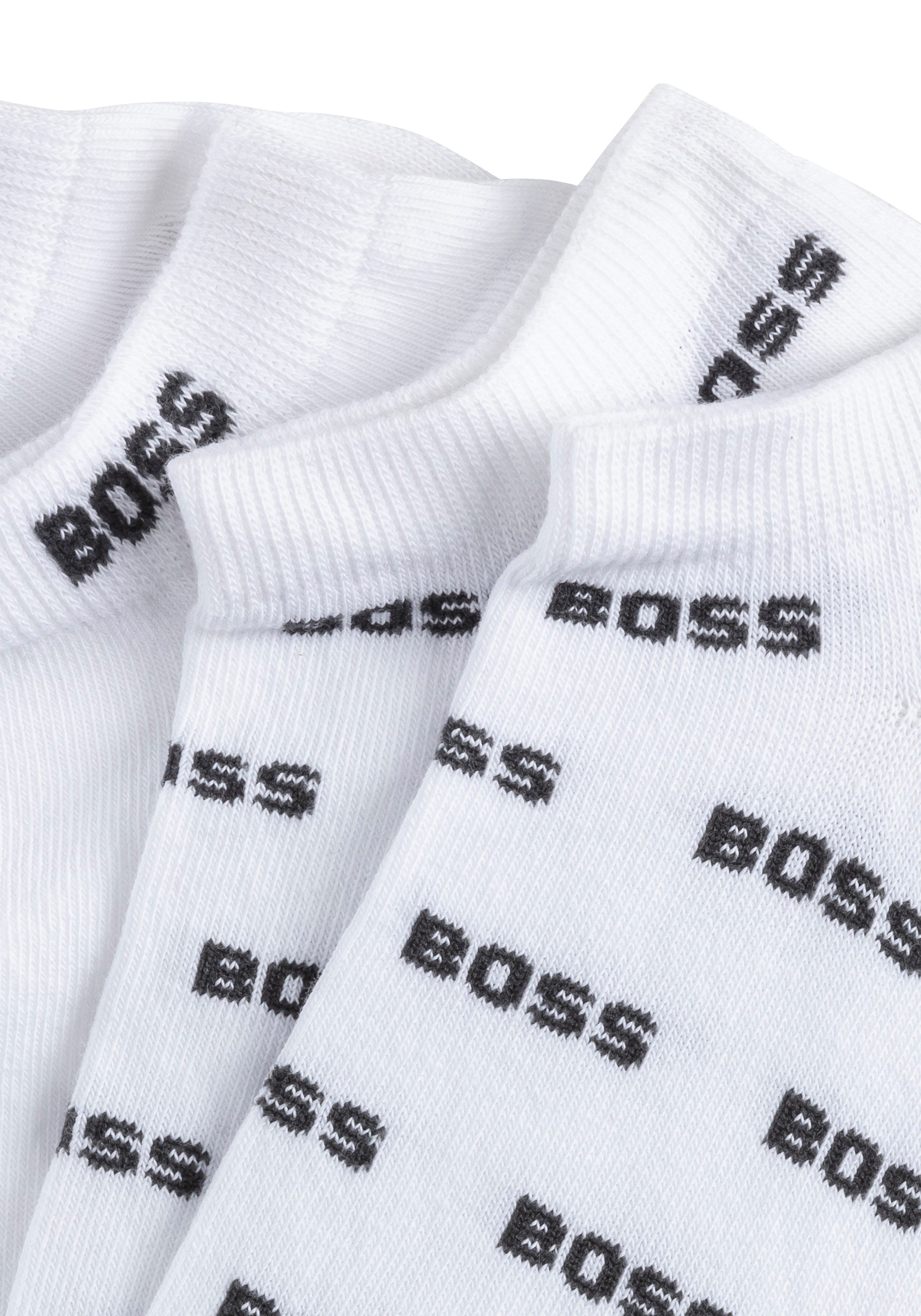 BOSS Vrijetijdssokken 2P AS Allover CC met logoborduursels (set, 2 stuks)