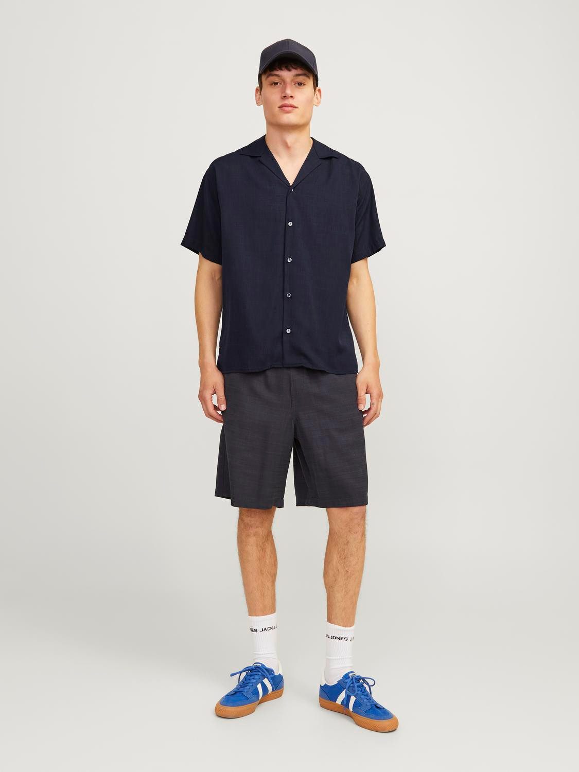 Jack & Jones Overhemd met korte mouwen JPRCCAARON TENCEL RESORT SHIRT S S LN