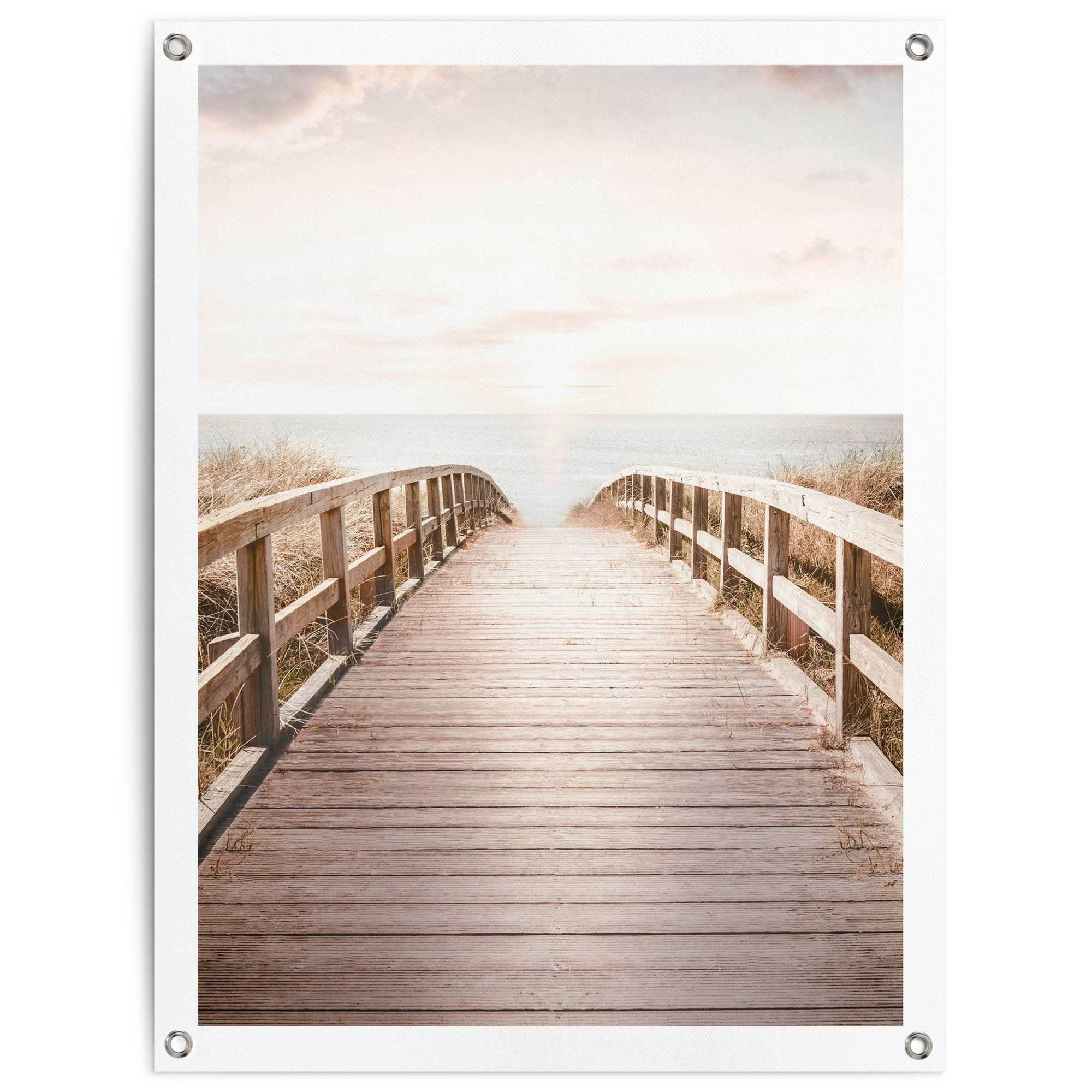 Reinders! Poster Brug naar het strand Outdoor voor tuin of balkon