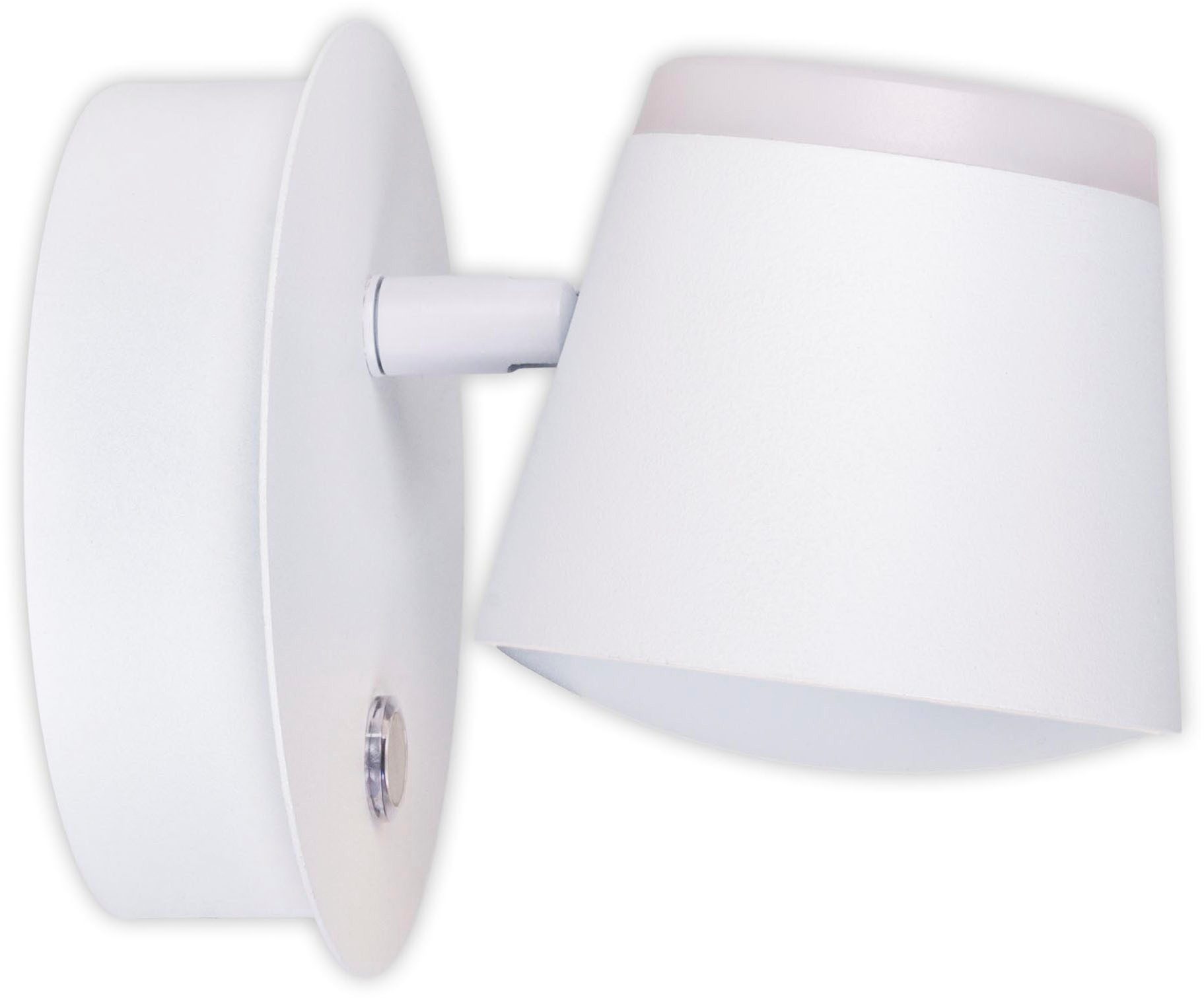 näve Led-wandlamp Tondo magnetisch, batterij opladen via usb-c kabel, dimbaar per touch, geheugen (1 stuk)