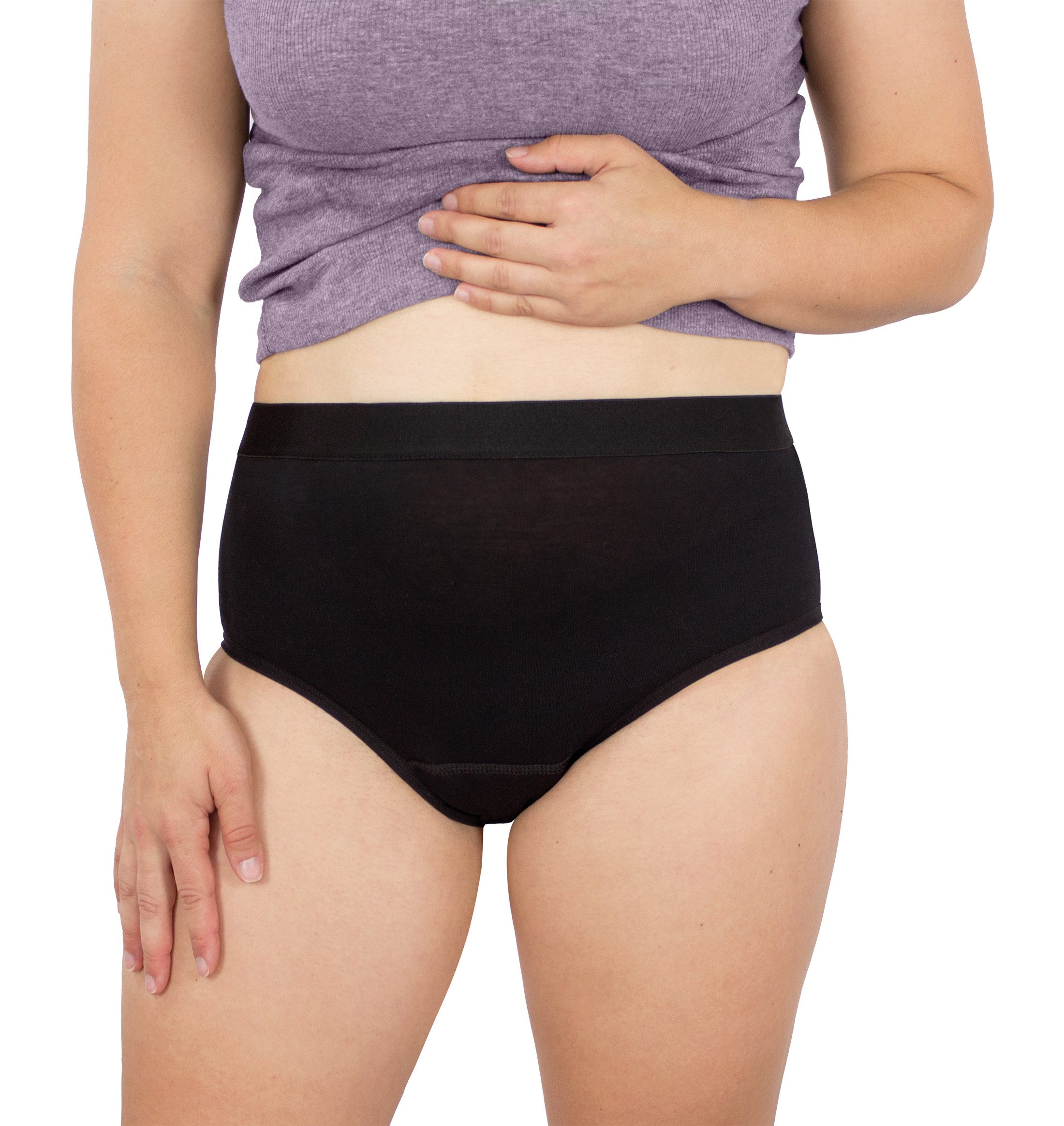 Hydas Incontinentieslip mit integrierter dünner, 5-Lagen-Technologie Saugeinlage, High-Waist