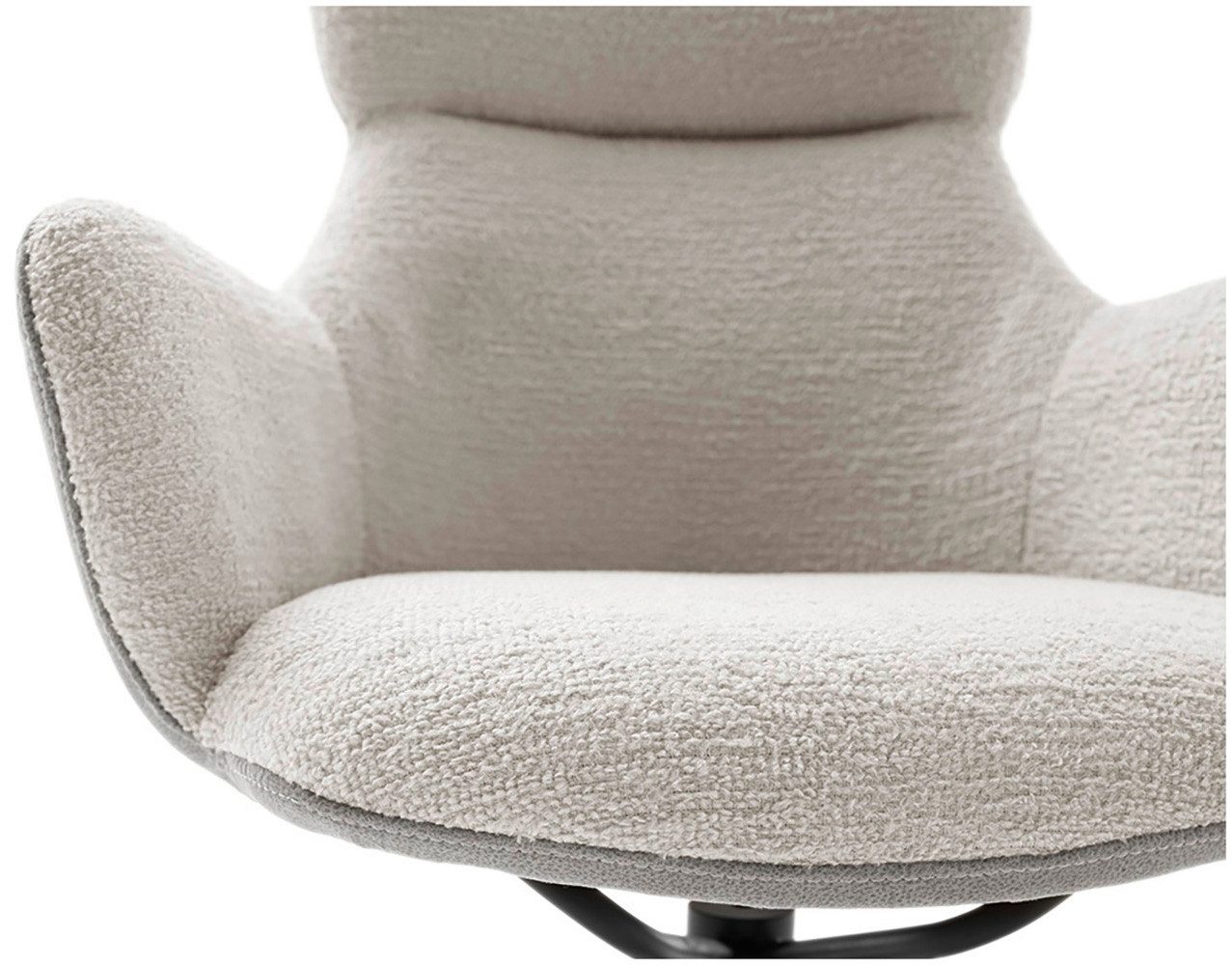 MCA furniture Eetkamerstoel (2-set), draaibaar 360°, draai- & schommelfunctie, zithoogte ca. 50 cm