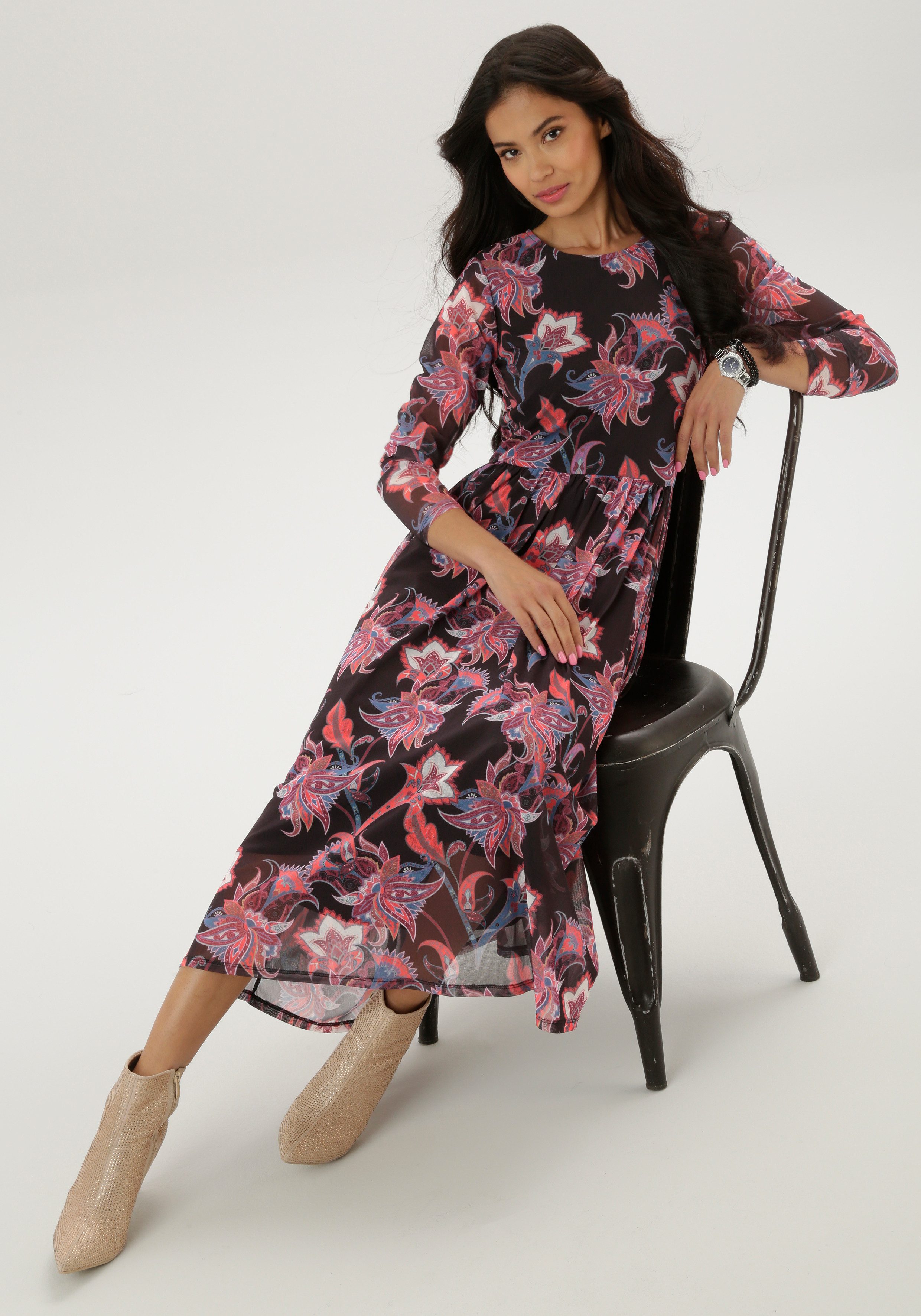 Aniston SELECTED Midi-jurk