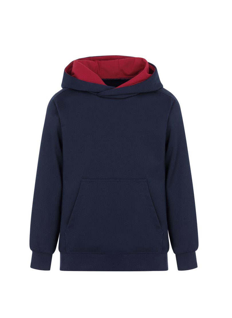Trigema Sweatshirt TRIGEMA hoodie met kangoeroezak