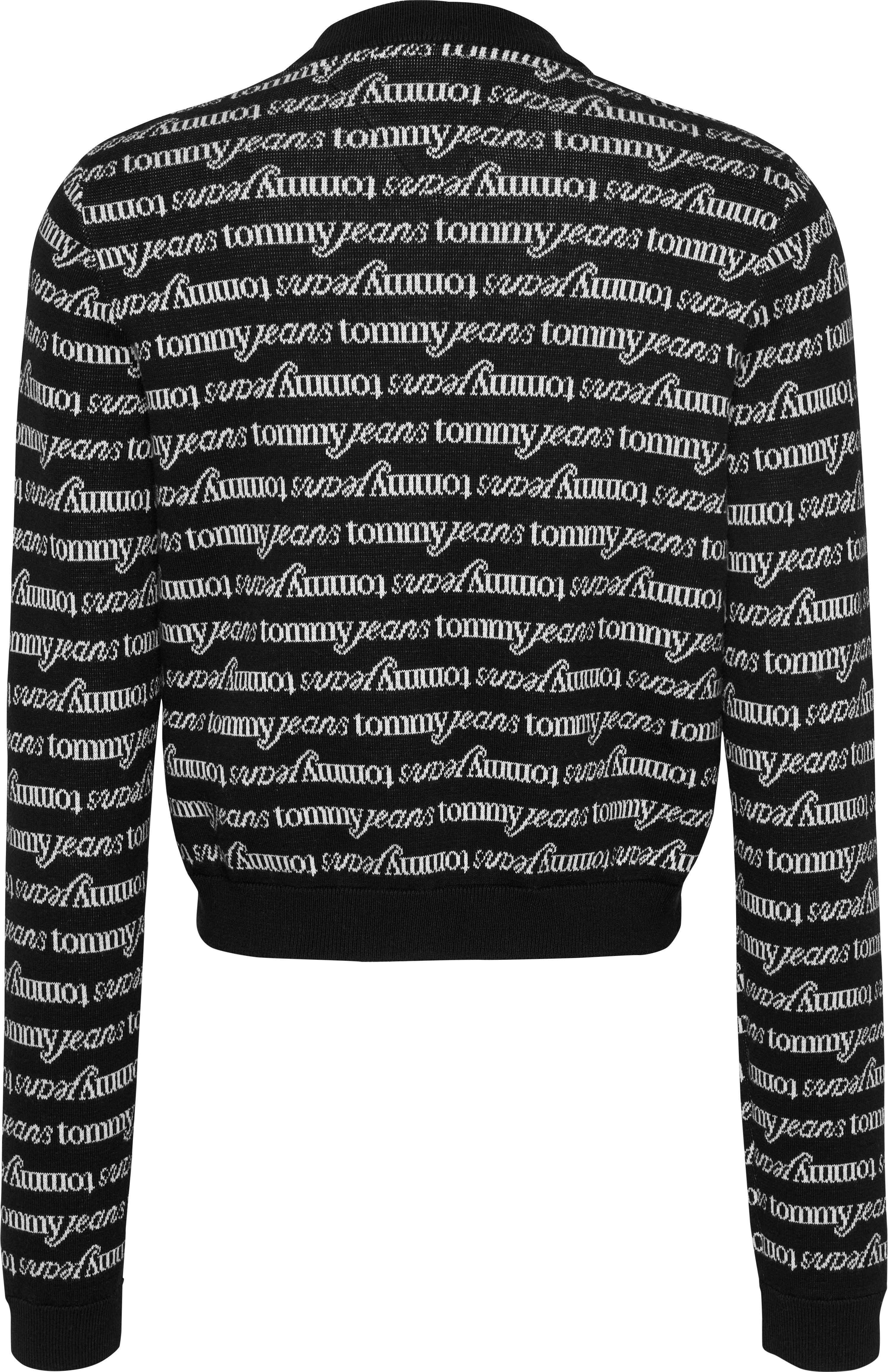 TOMMY JEANS Vest TJW CRP SCRIPT AOP CARDIGAN