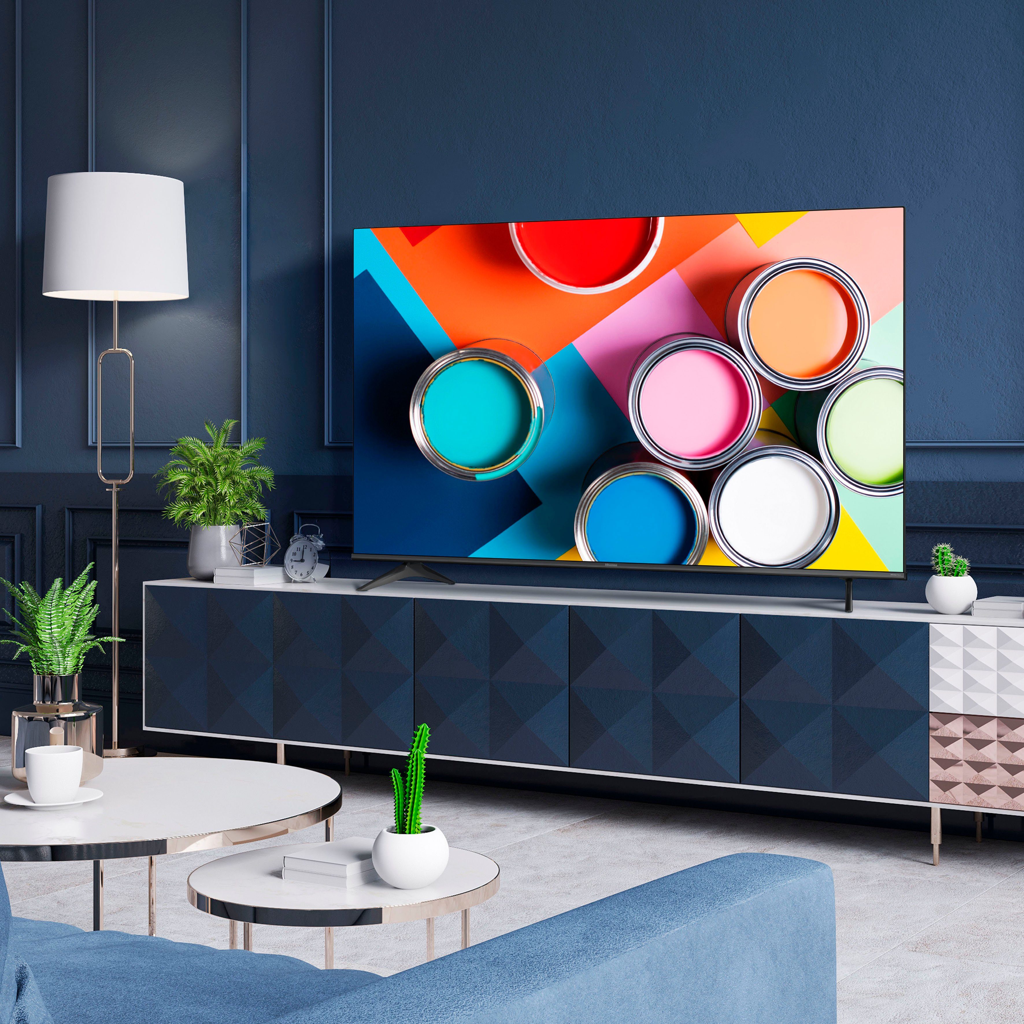 Hisense Led-TV 58A6FG, 146 cm / 58", 4K Ultra HD, Smart TV, Triple-tuner DVB-C/S/ S2/ T/ T2,Frameless,Alexa Built-in,DTS Virtual X