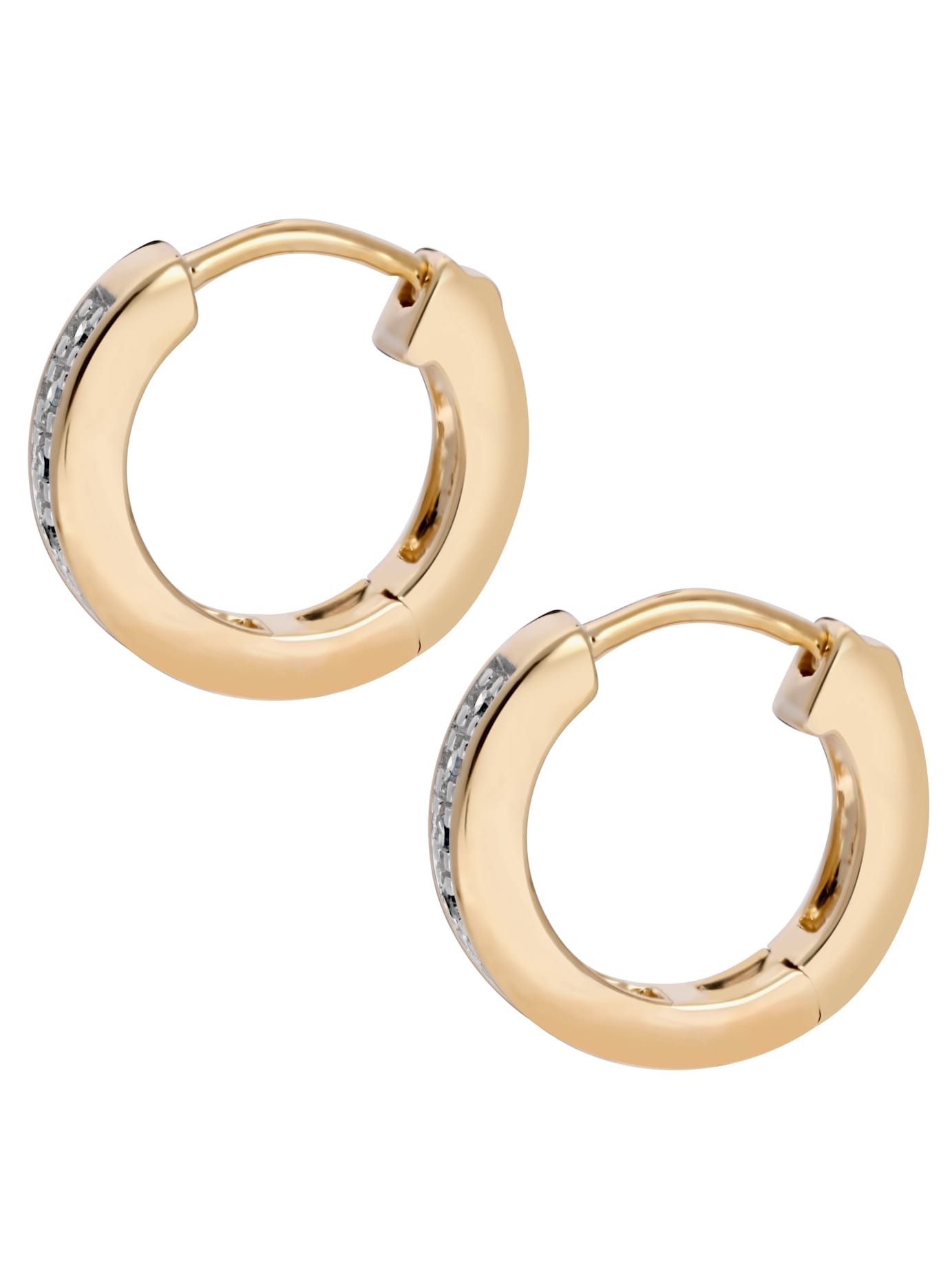 Lady Paar creolen dames oorbellen goud(kleur)