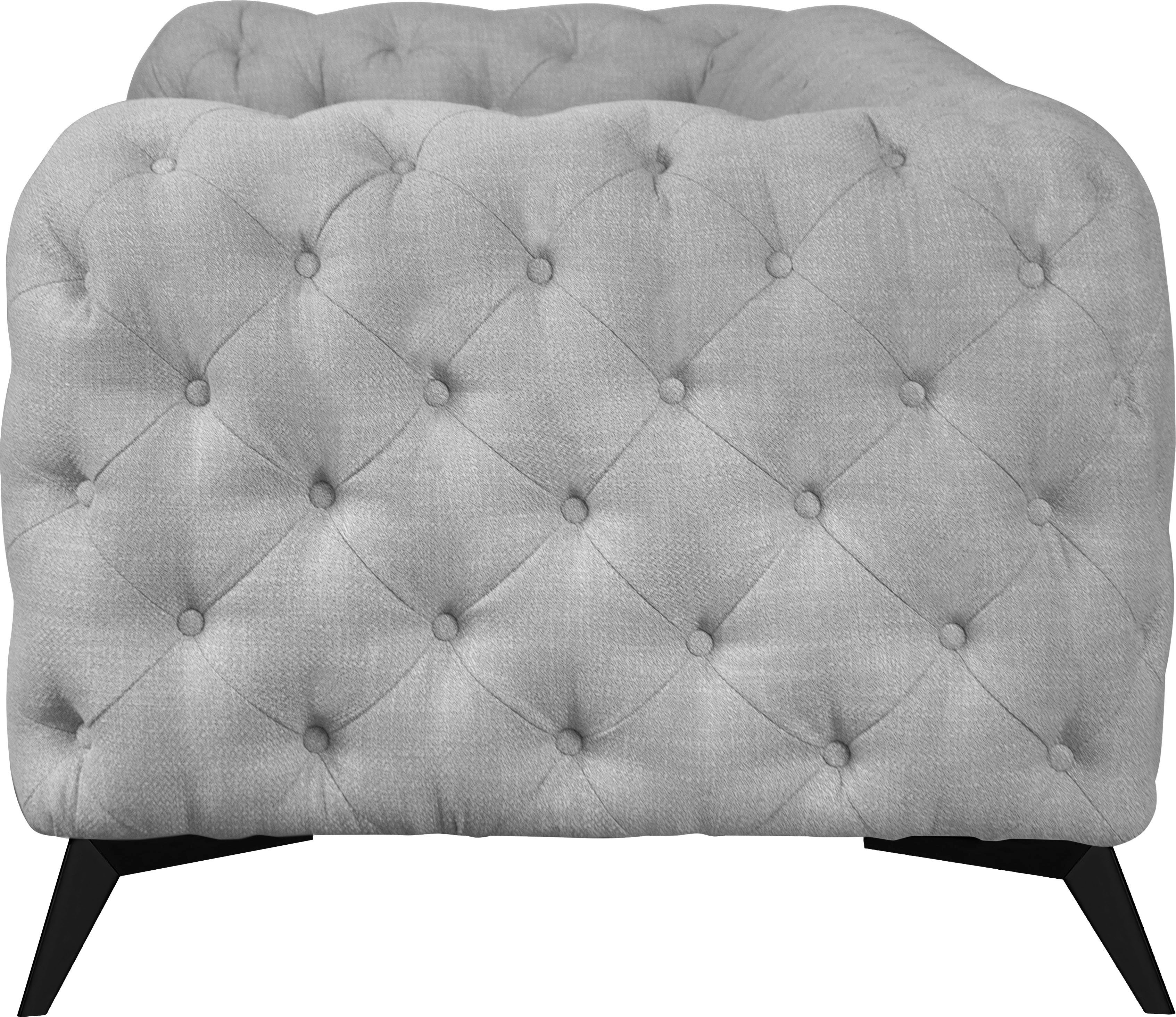 Leonique Chesterfield-bank Glynis luxueuze capitonnage, moderne chesterfield look, kleur van de poten ter keuze