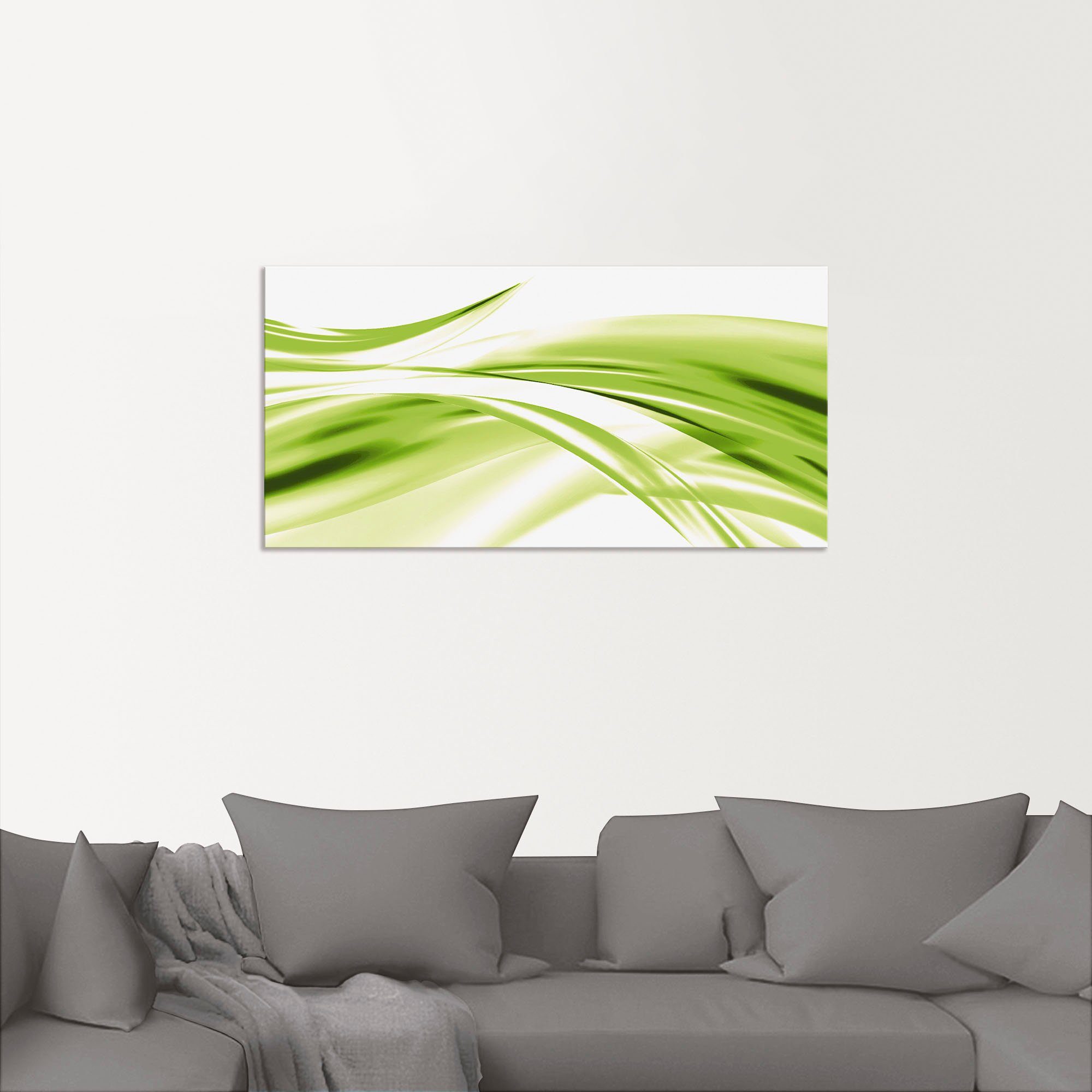 Artland Artprint Mooie golf - abstract als artprint van aluminium, artprint voor buiten, artprint op linnen, poster in verschillende maten. maten