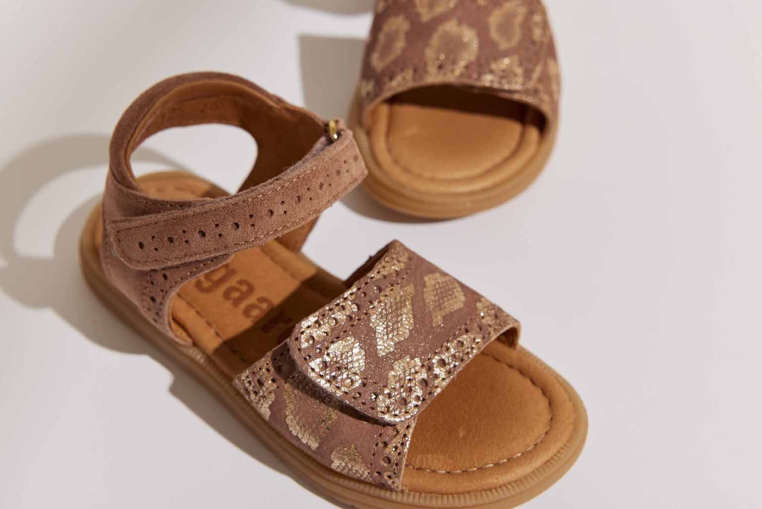 Bisgaard Sandalen Andrea Breedte: normaal , feestdagsschoen, meisjes schoen met klittenband, maat sjabloon te downloaden