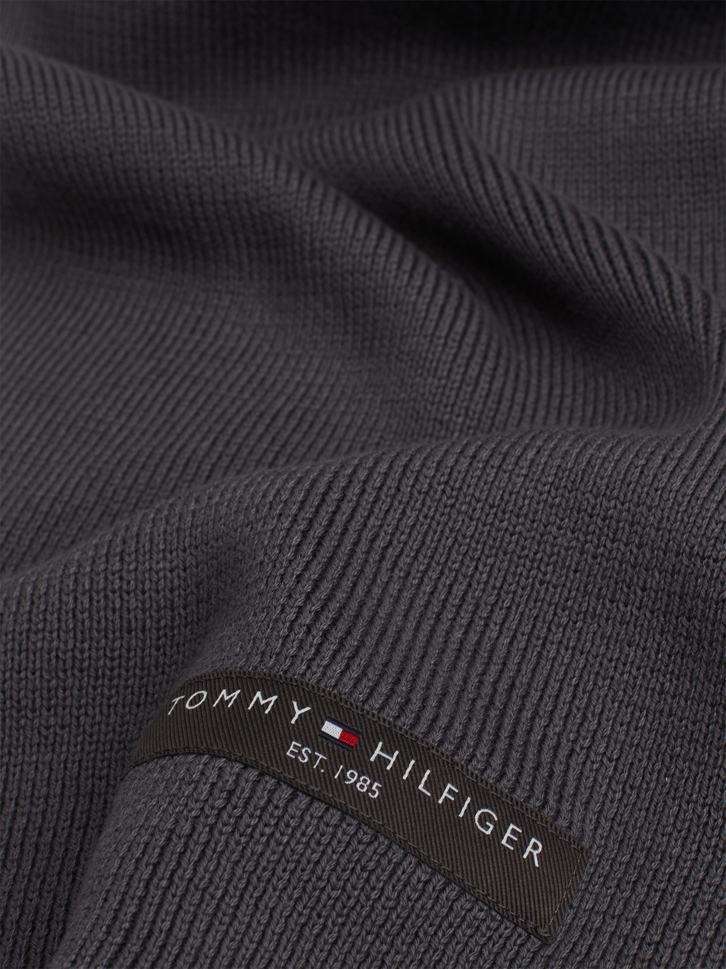 Tommy Hilfiger Gebreide sjaal TH FOUNDATION COTTON SCARF