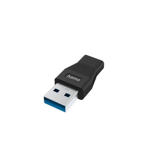 Hama USB-adapter USB-A-stekker USB-C-aansluiting 3.2 5 Gbps USB A-adapter op USB-C