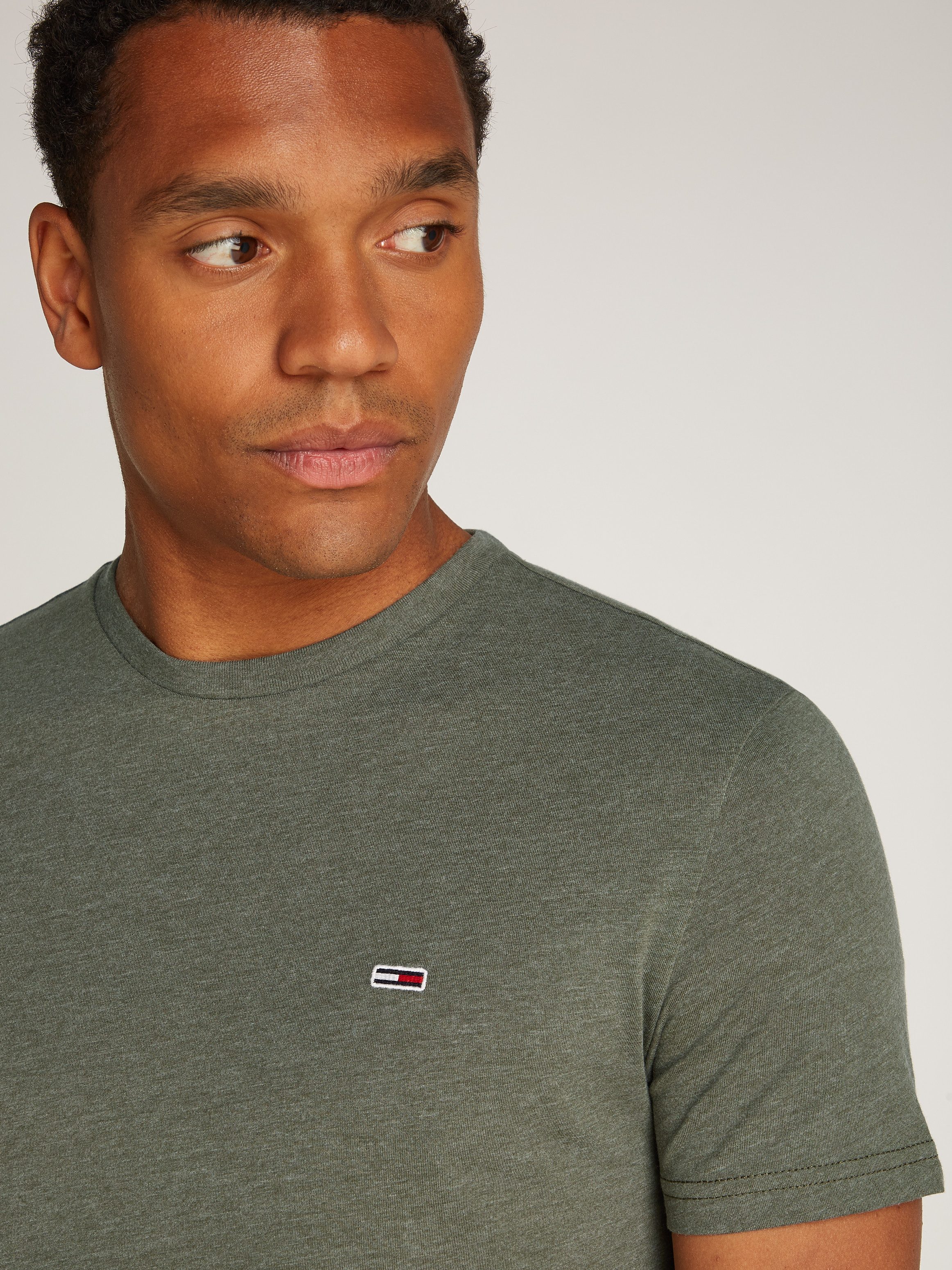 TOMMY JEANS T-shirt TJM XSLIM JASPE HTR TEE EXT