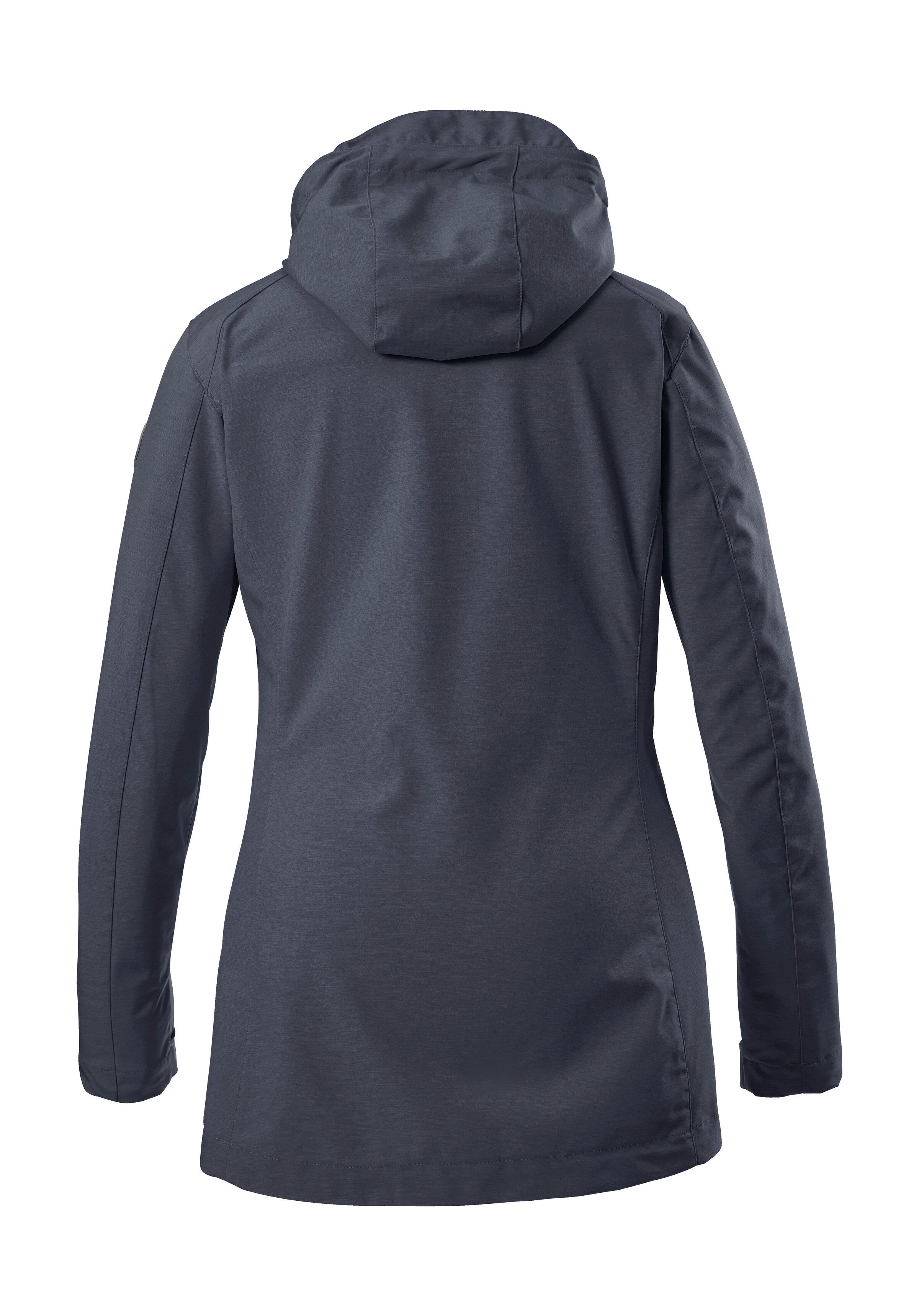 G.I.G.A. DX by killtec Softshell-jack Solena Waterafstotend, afneembare capuchon, verstelbare manchetten, duurzaam