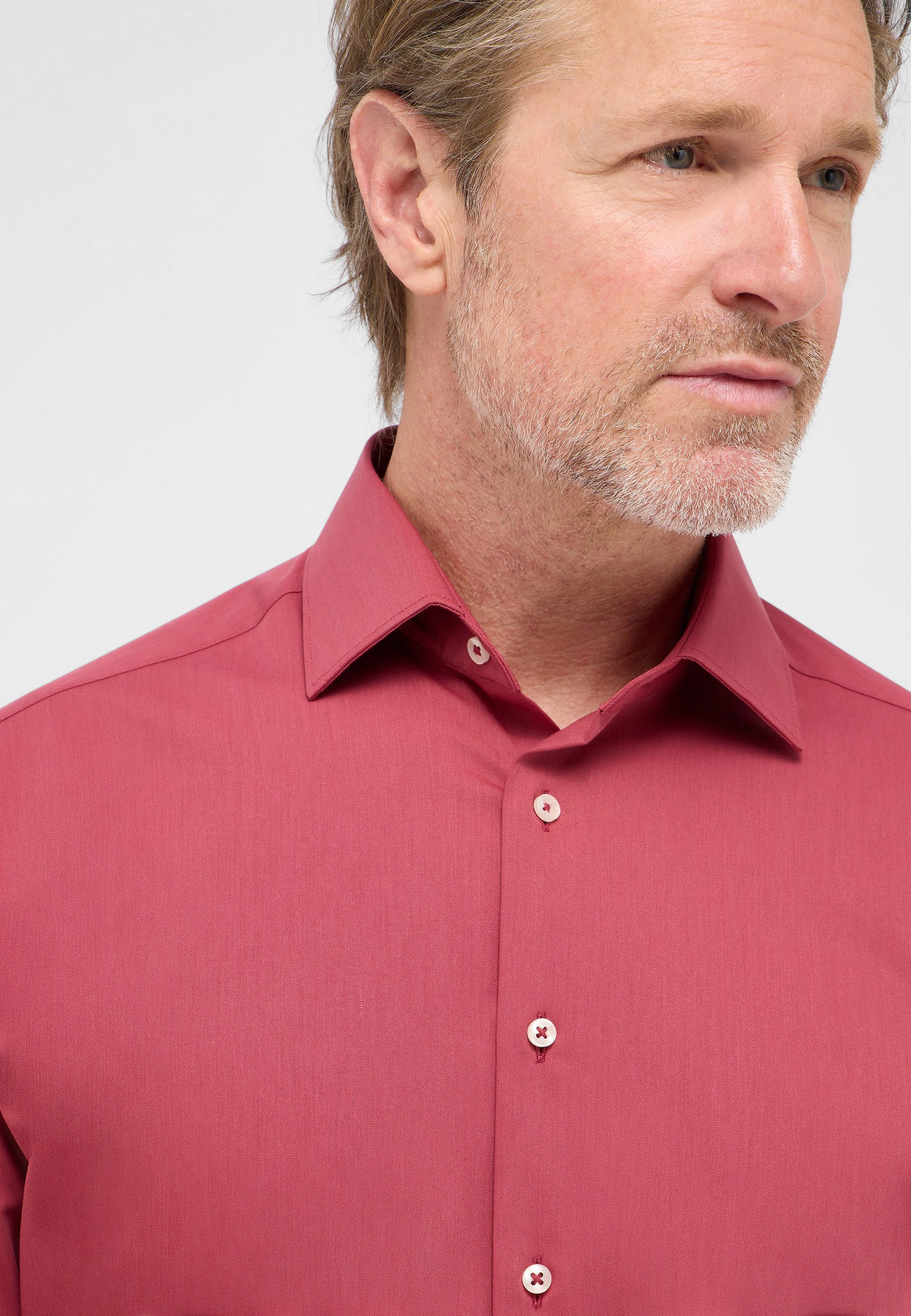 Eterna Overhemd met lange mouwen MODERN FIT NON IRON (strijkvrij)