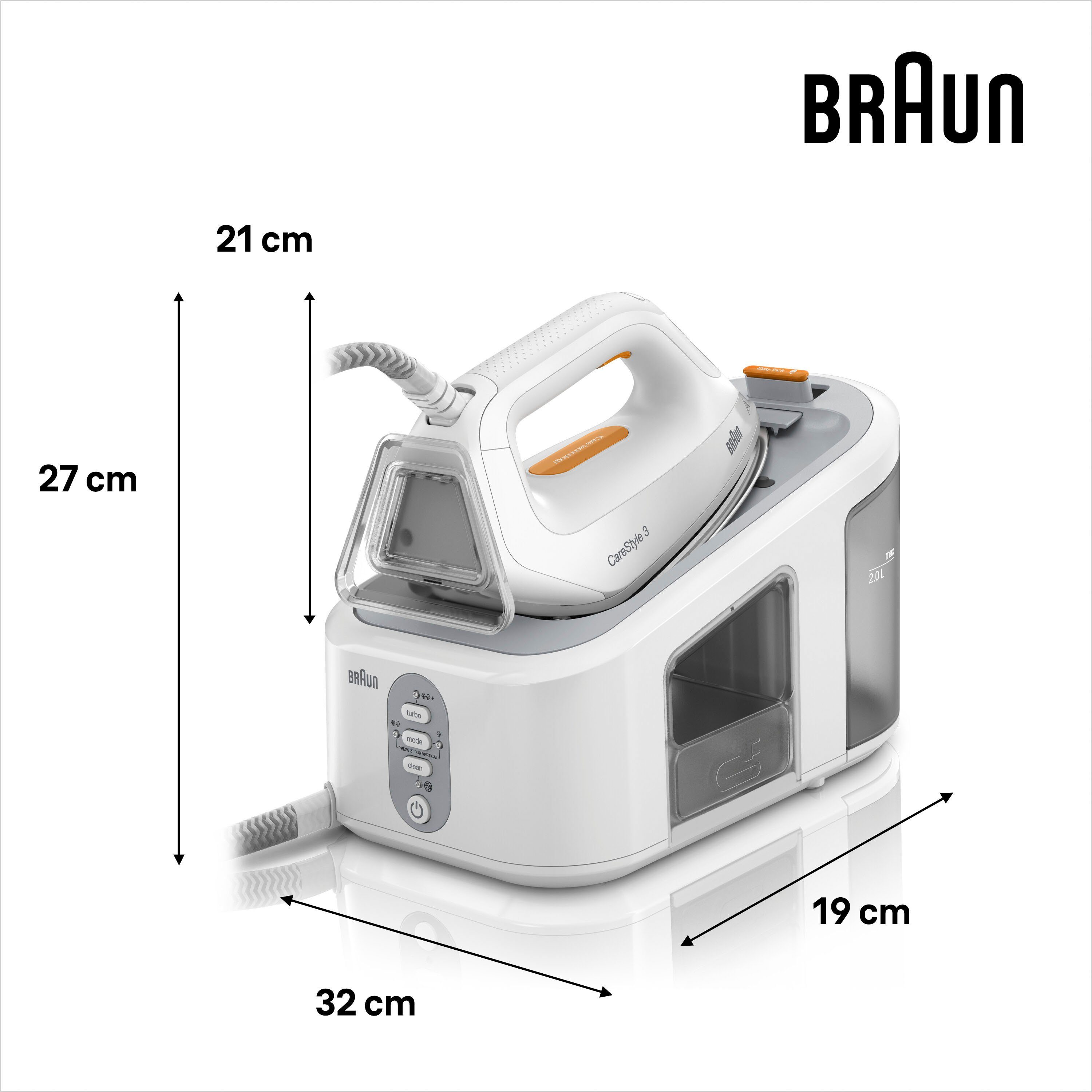 Braun Stoomstrijkstation CareStyle 3 IS3132WH