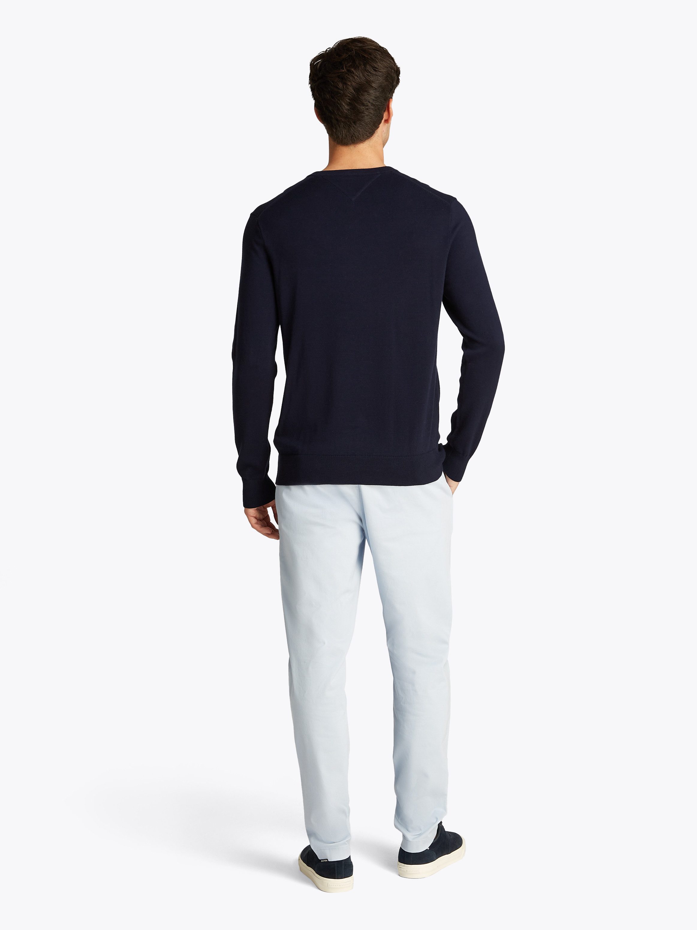 Tommy Hilfiger Gebreide trui ESSENTIAL COTTON V NECK