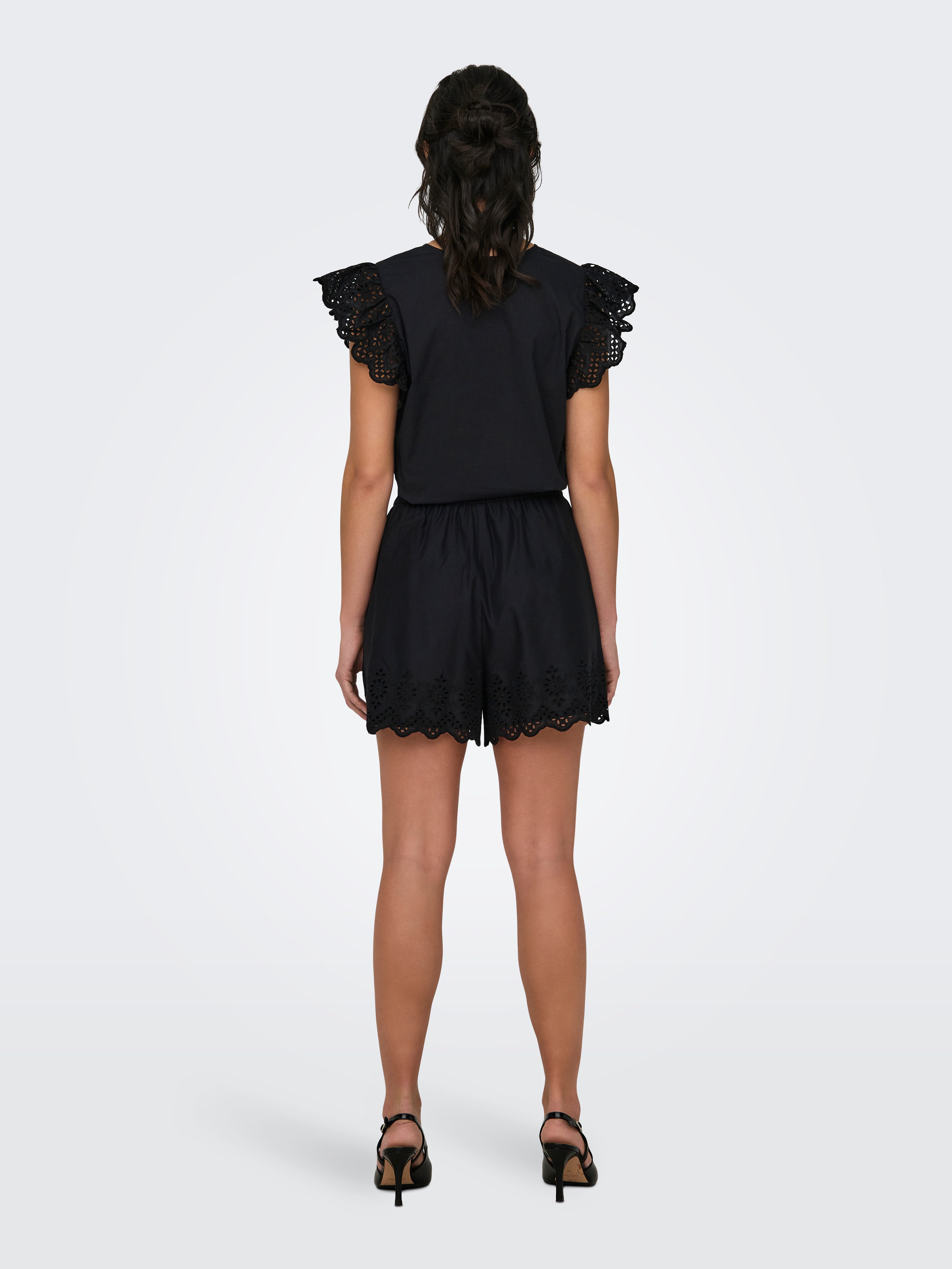 Only Short ONLLOU EMB LOOSE SHORTS PTM