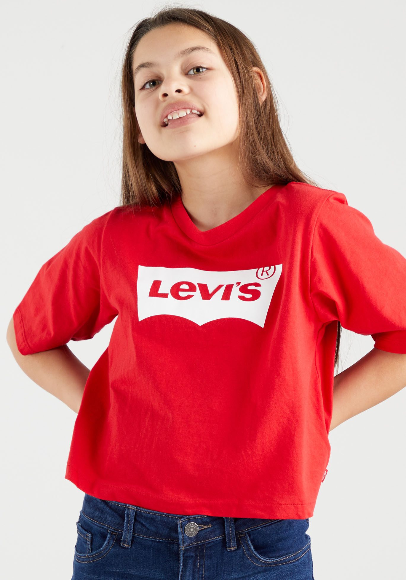 Levi's Kidswear T-shirt BATWING CROPPED TEE