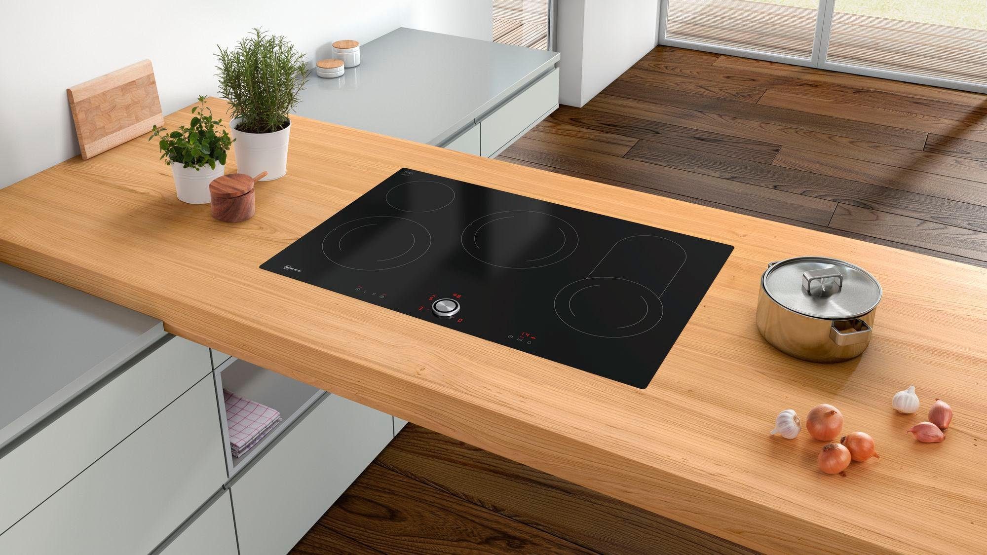 NEFF Elektrische kookplaat van SCHOTT CERAN® T18PT16X0 met intuïtieve twist pad® bediening