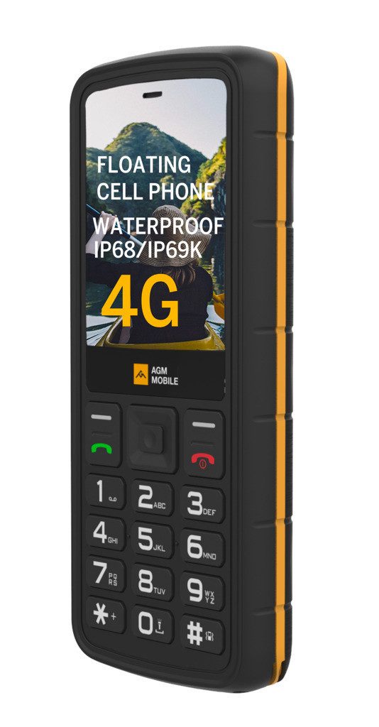 AGM by Beafon Gsm M9 (4G), robuust, ergonomisch, snelkiezen, dual sim, ip68, ip69k, mil-std 810h