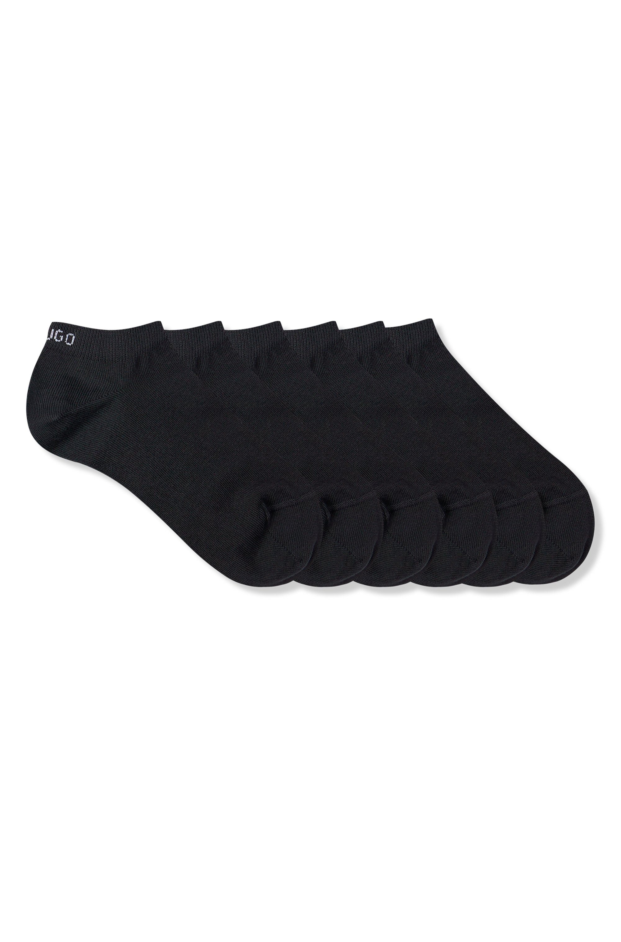 HUGO underwear Sneakersokken Socken 6P AS UNI CC W 10 met merkopschrift op de boorden (6 paar)