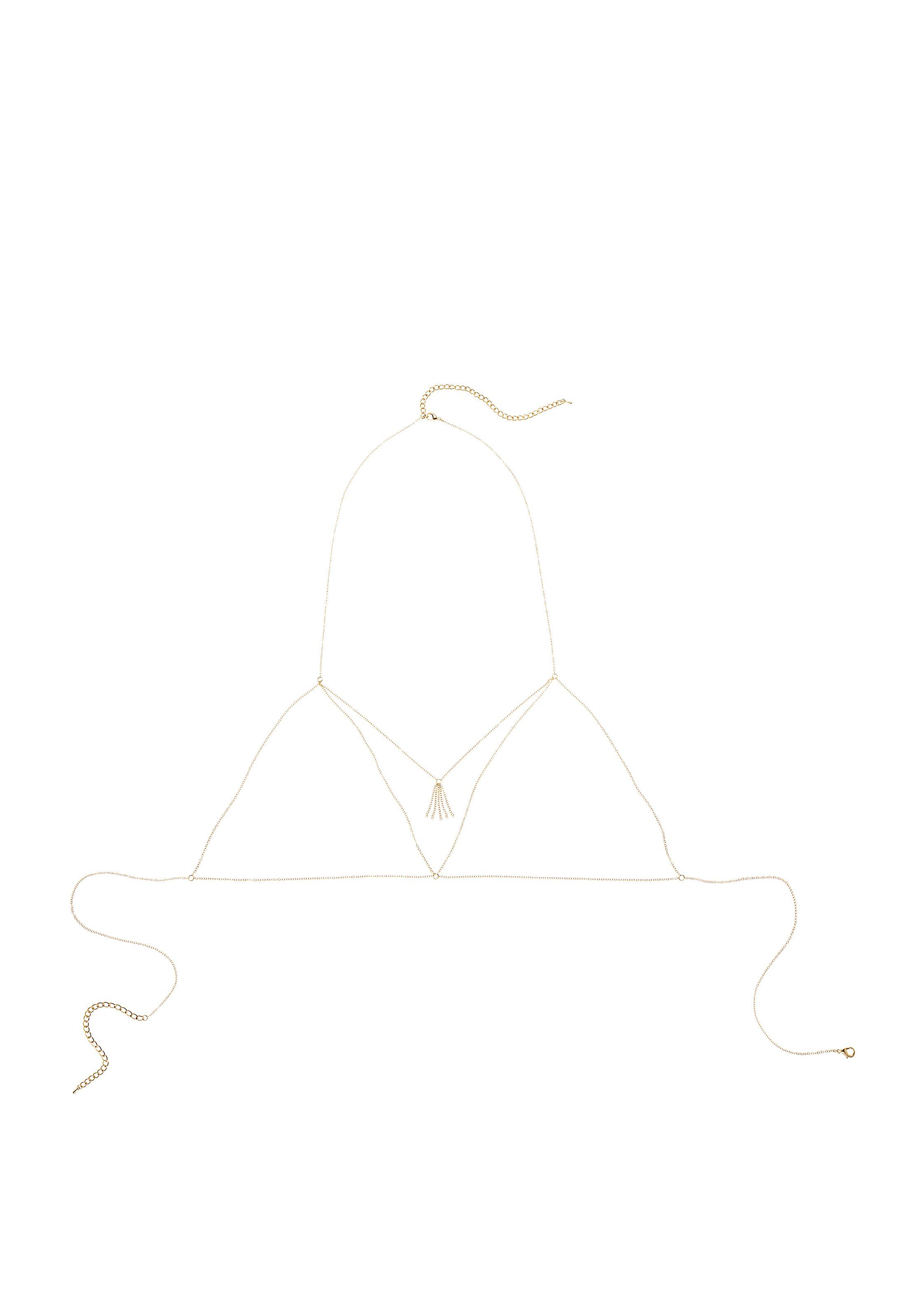 Lascana Buikketting Lichaamsjuwelen, bodychain, BH-ketting, lichaam ketting, taille ketting (1-delig)