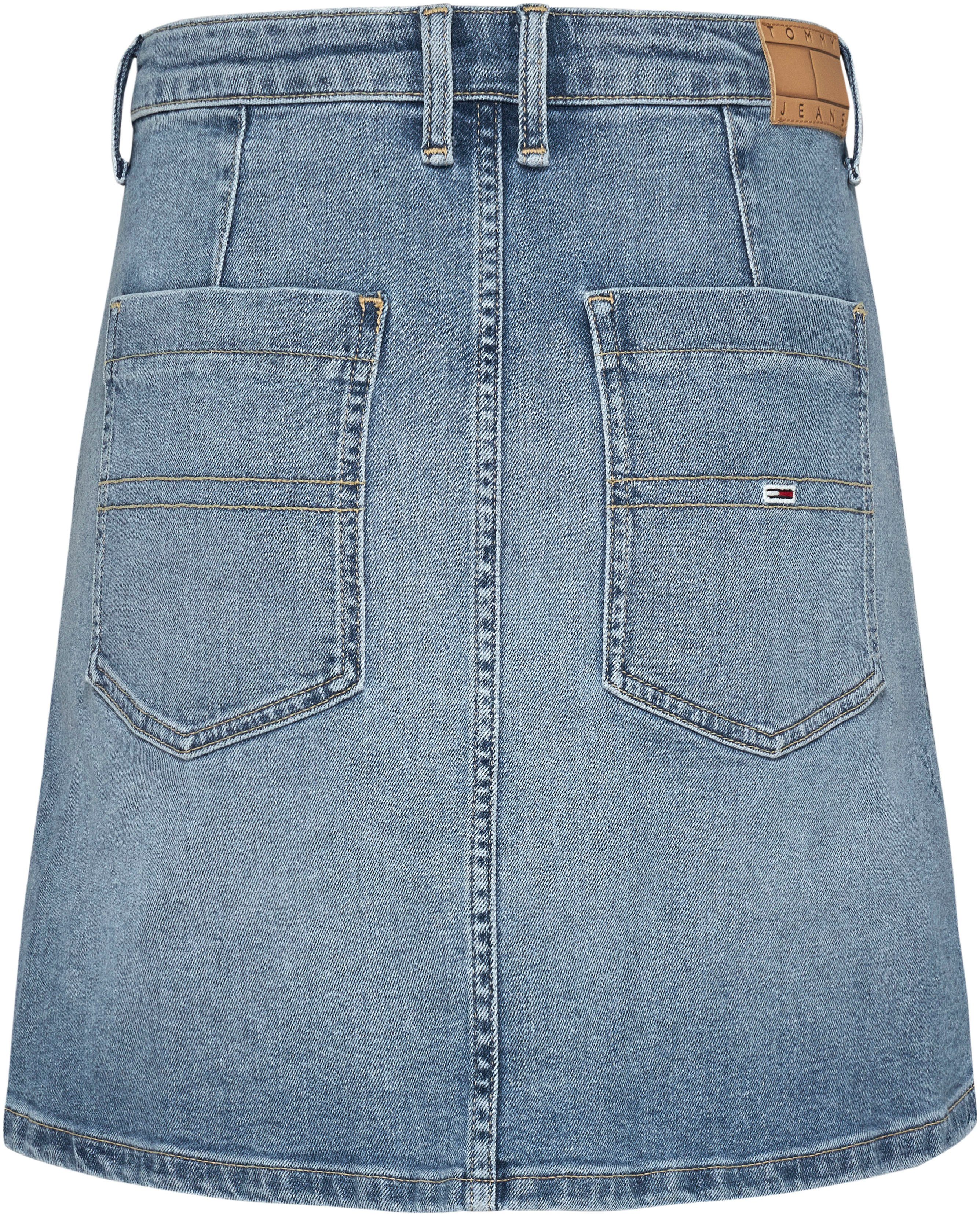 TOMMY JEANS Rok in a-lijn ALINE SKIRT BH0130 Webrok in 5-pocket stijl