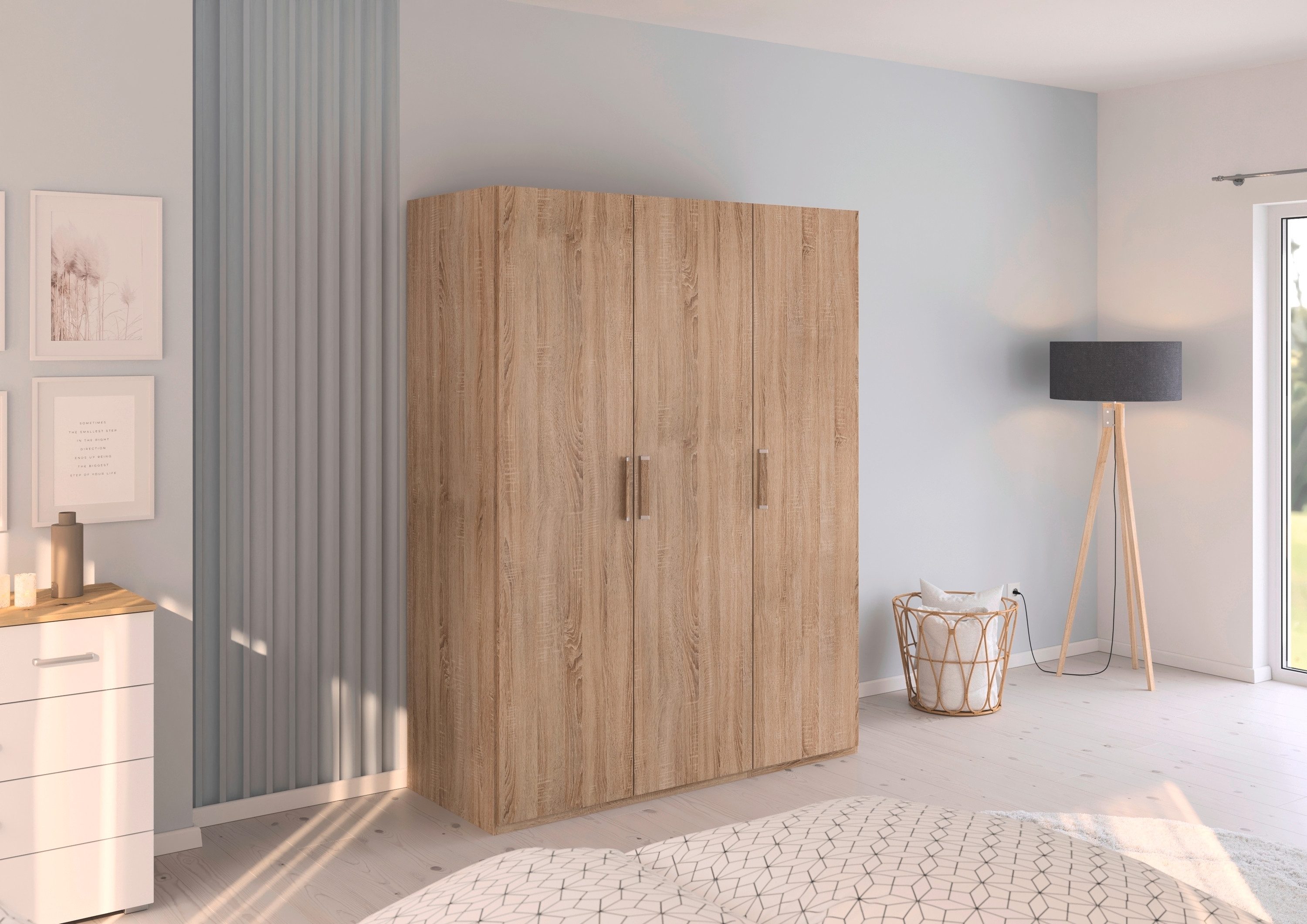 rauch Draaideurkast Kledingkast Kast Garderobe Slaapkamerkast EVELYN in elegante stijl, veel opbergruimte 4 breedtes en 2 hoogtes made in germany