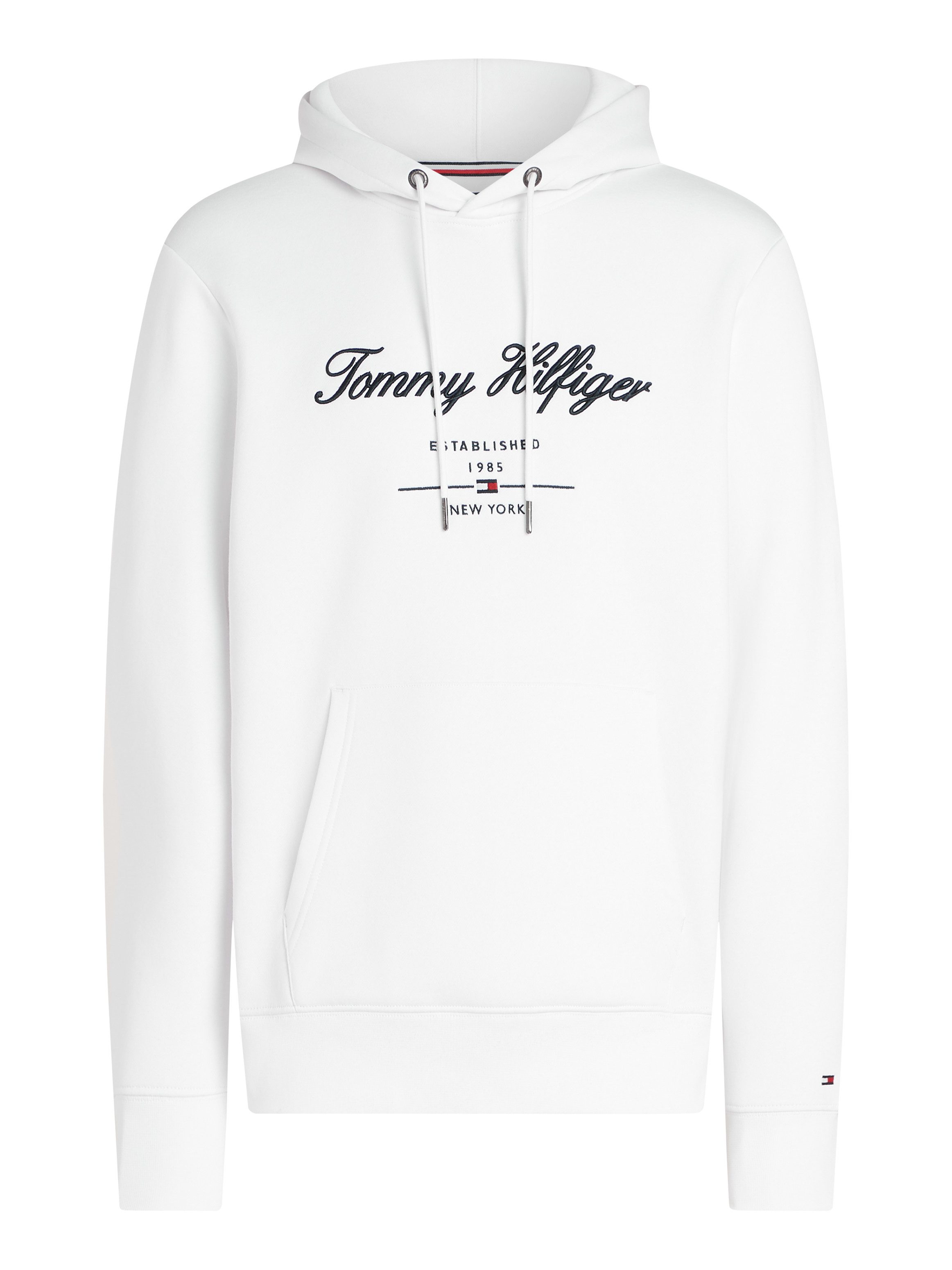 Tommy Hilfiger Hoodie SCRIPT LOGO HOODY met opgestikt logo