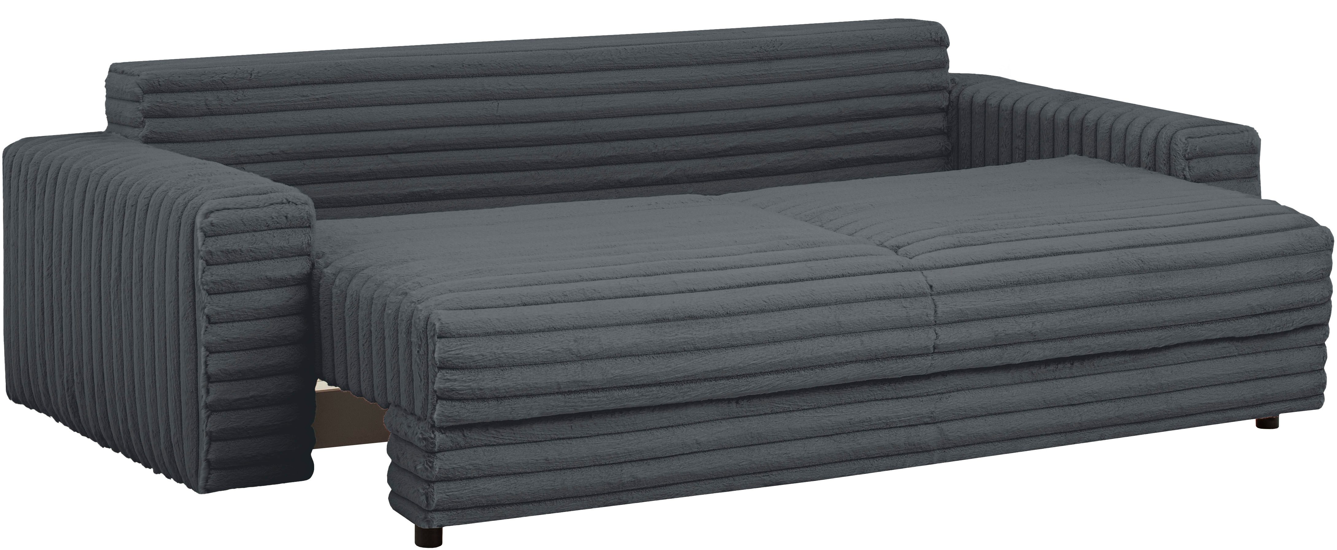 LeGer Home by Lena Gercke Slaapbank Imoga, kussen met slaapfunctie, 3-zits bank, bank met bedlade in moderne kleuren en stoffen, bedfunctie, ligoppervlak: 200x150 cm