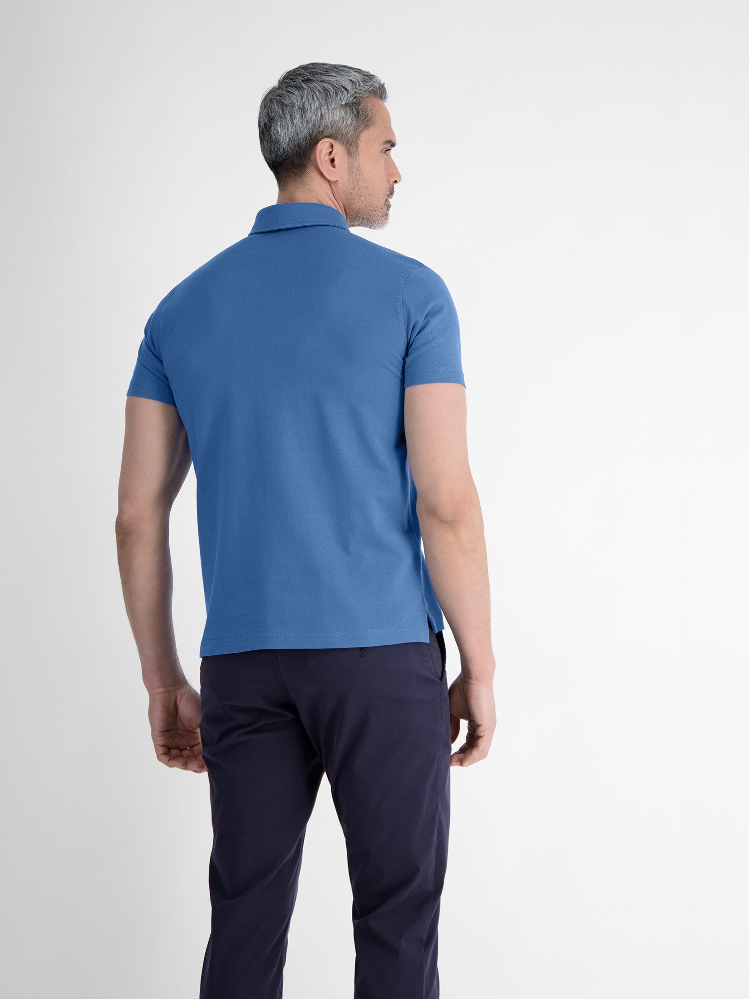 Lerros Poloshirt LERROS heren poloshirt met ritskraag