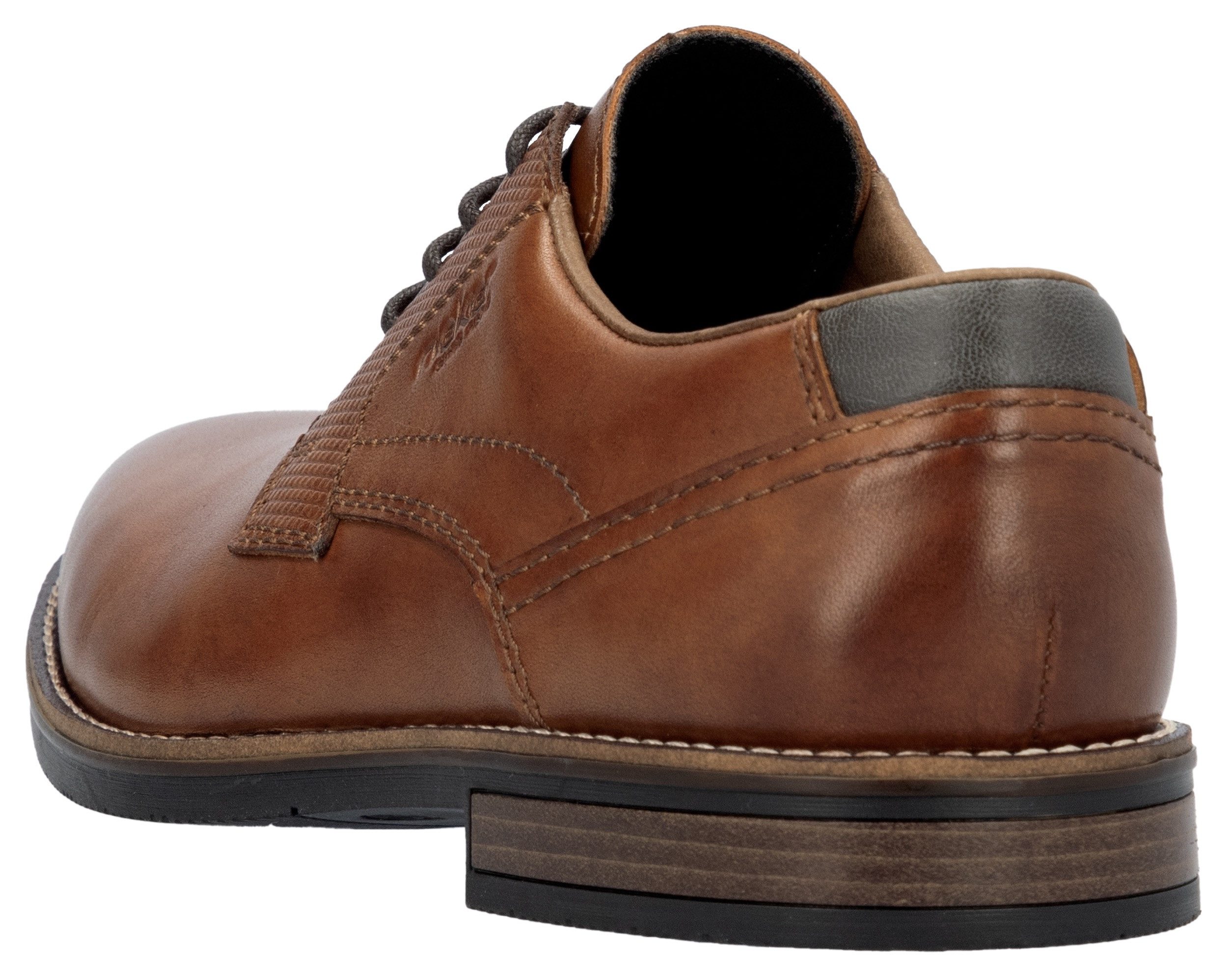Rieker Veterschoenen zakelijke schoen, lage schoen, feest schoen met leren dekzool