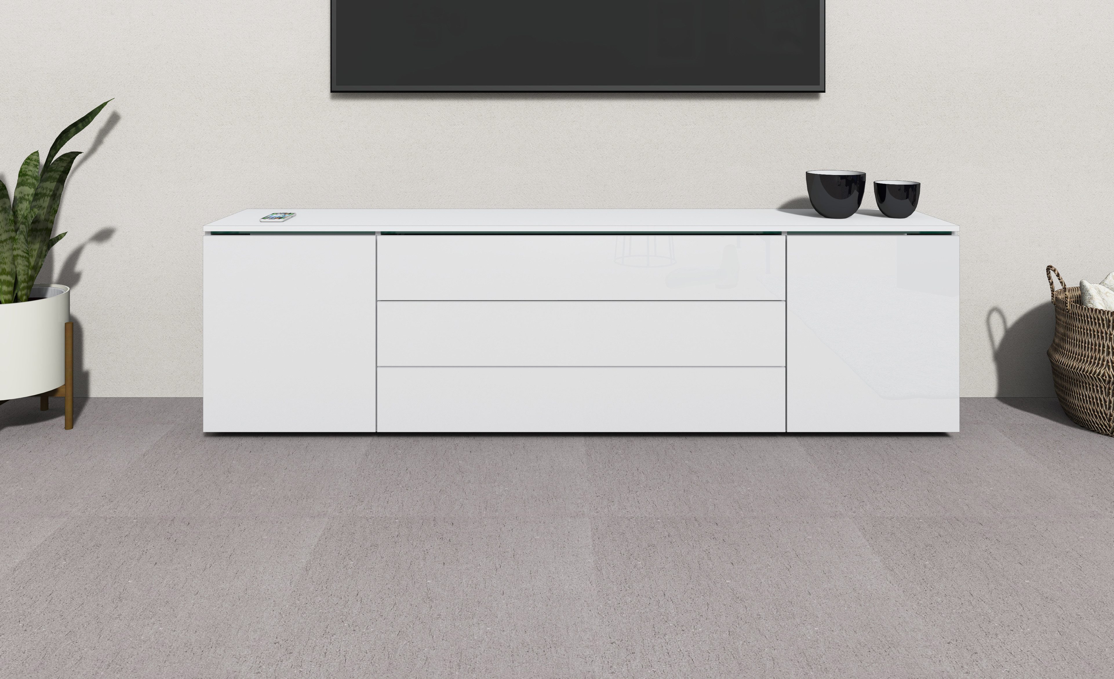 borchardt Möbel Tv-meubel San Diego Breedte 200 cm