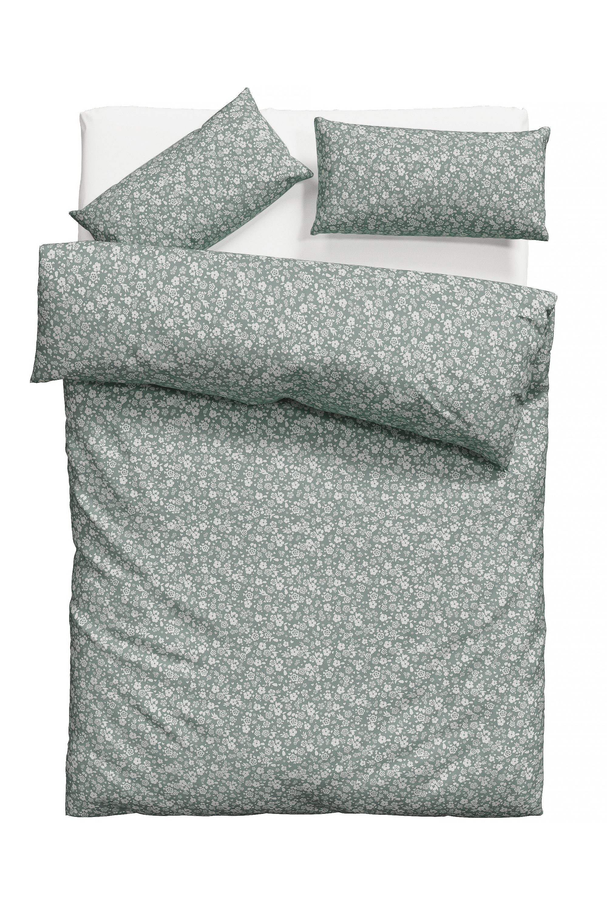 my home Beddengoed Mariby met fijn bloemetjesontwerp, scandinavisch, romantisch beddengoed (2-delig)