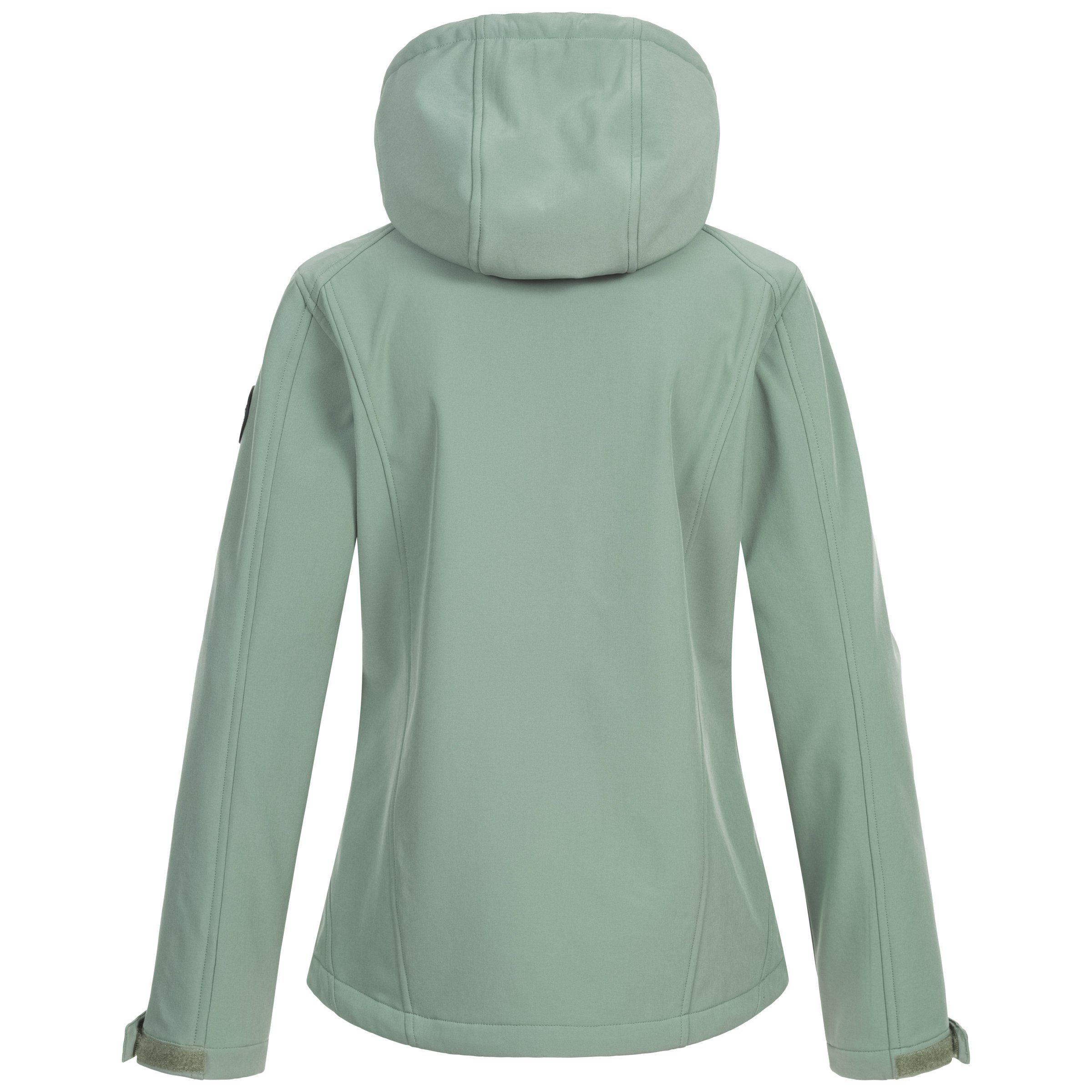 DEPROC Active Softshell-jack PEAK CREEK WOMEN met afneembare capuchon