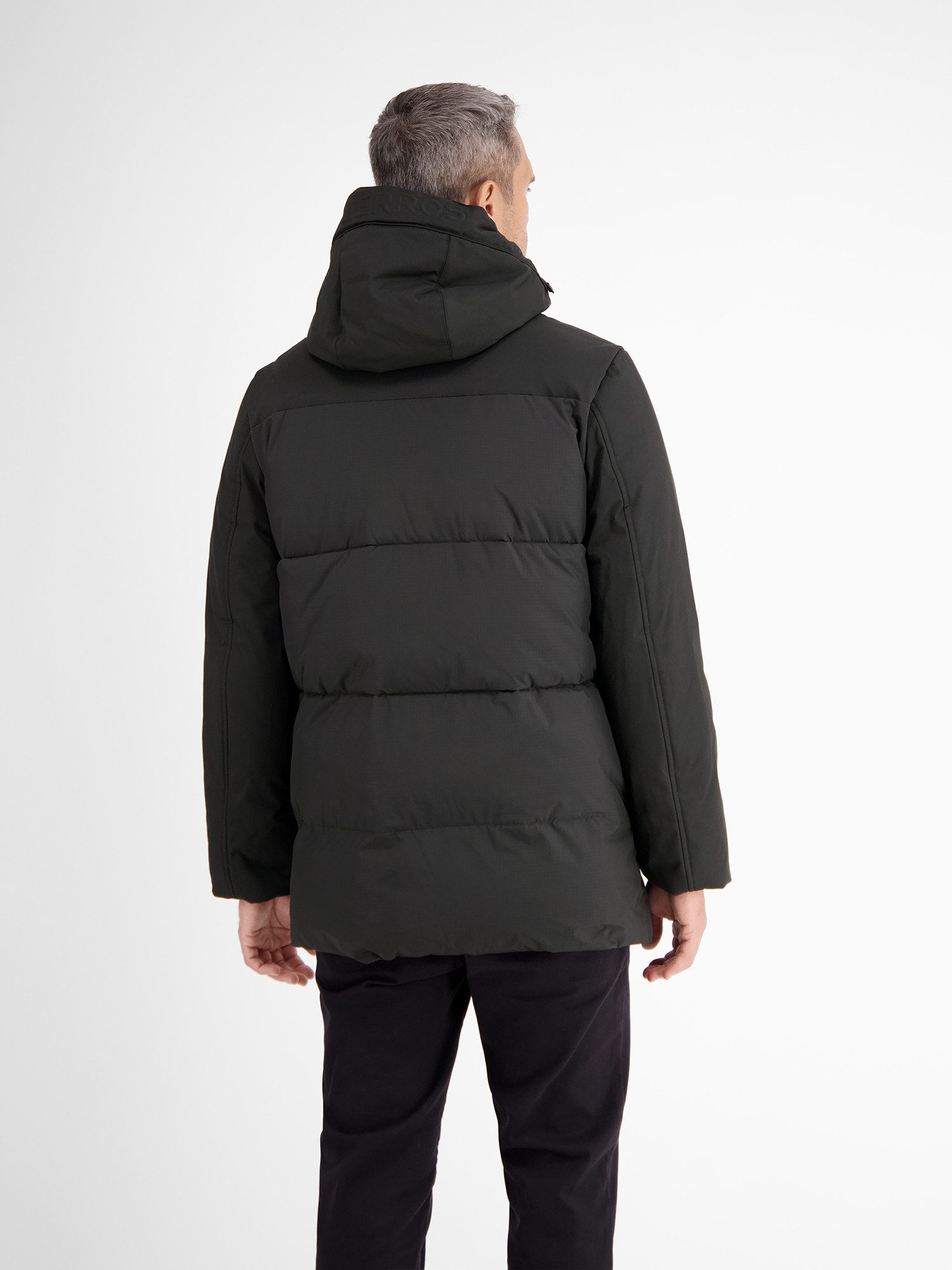 Lerros Parka LERROS functionele parka in shell-materiaalmix, dik gevoerd