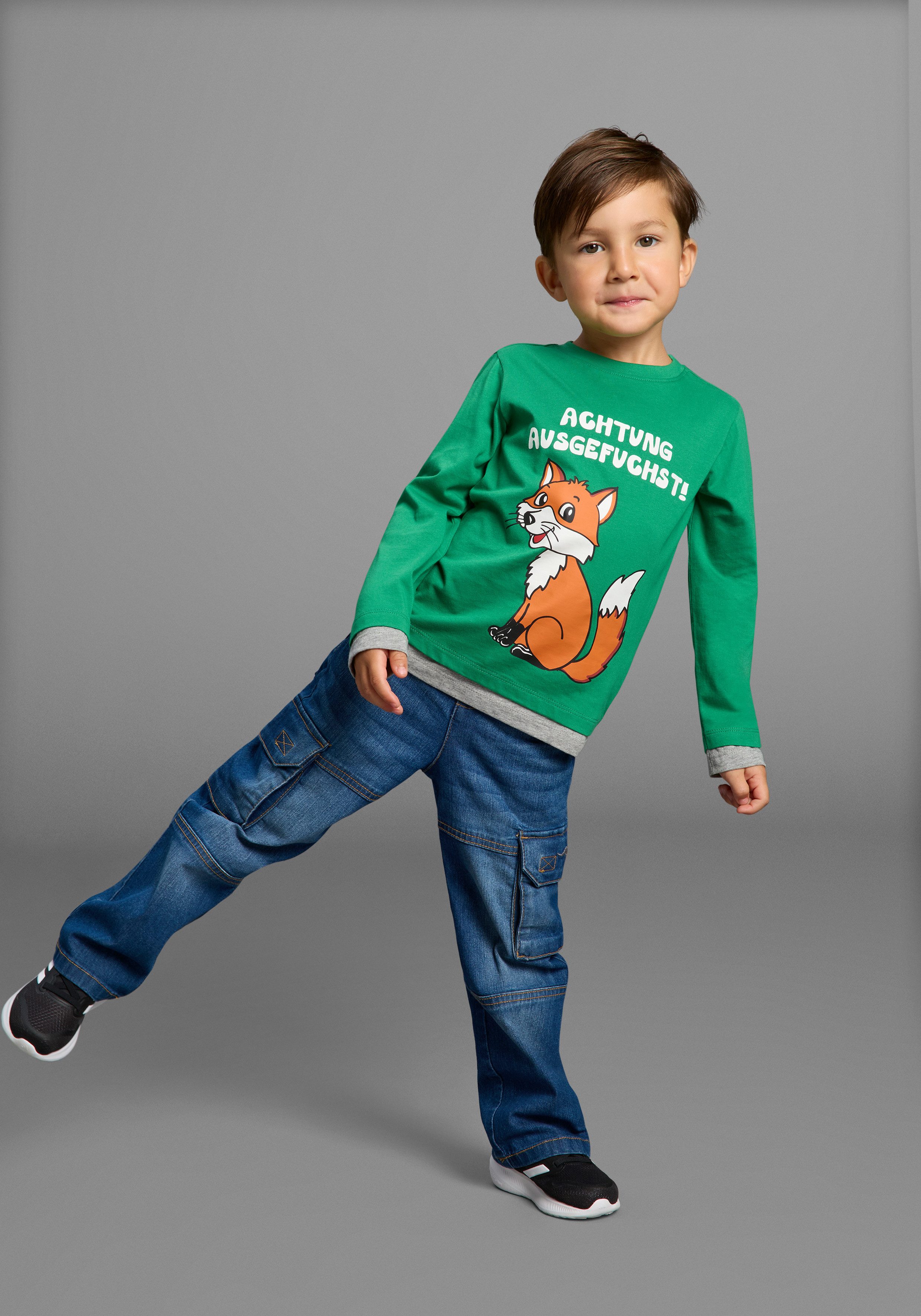 KangaROOS Comfortjeans Cargo-jeans voor kleine jongens