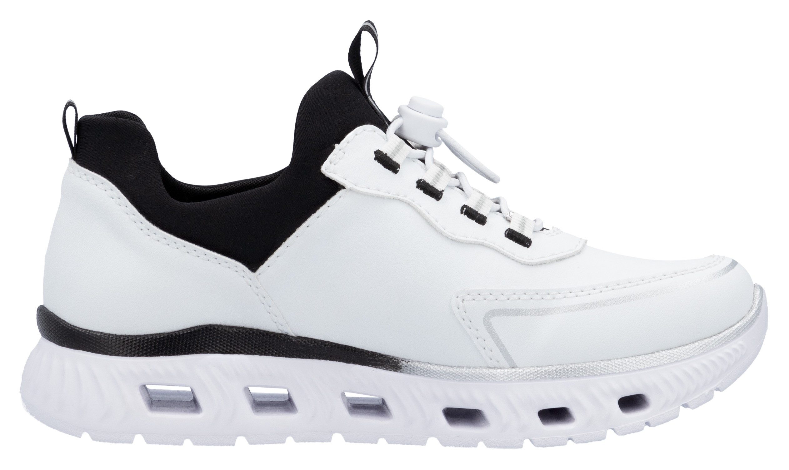 RIEKER Sport Slip-on sneakers EDINA Chunky slipper, vrijetijdsschoen in vegan verwerking